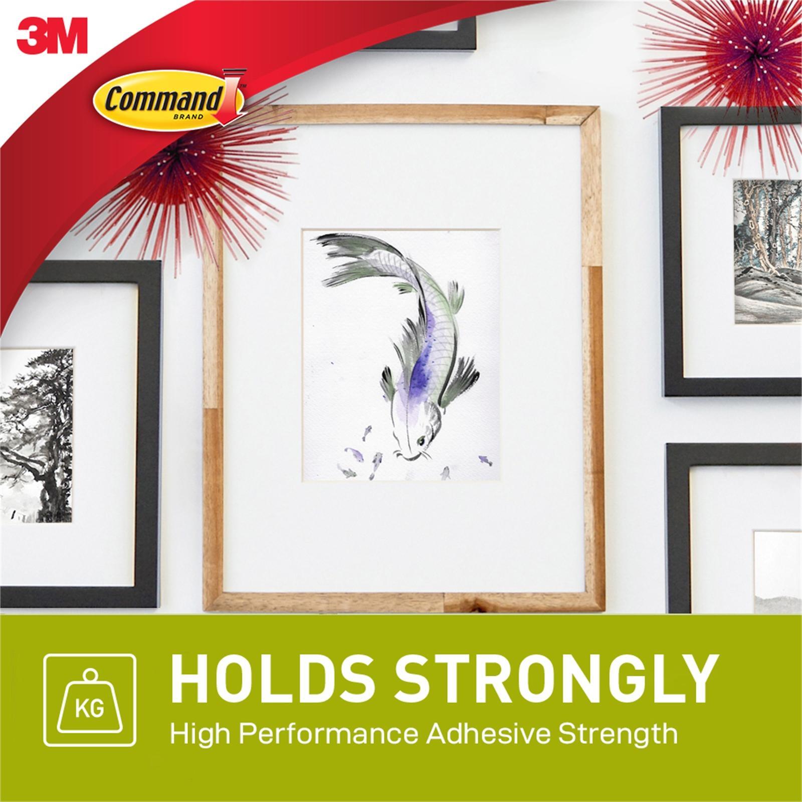 Command™ Adhesive Narrow Picture Hanging Strips White - 12 Pack 6 Command™ Adhesive Narrow Picture Hanging Strips White - 12 Pack