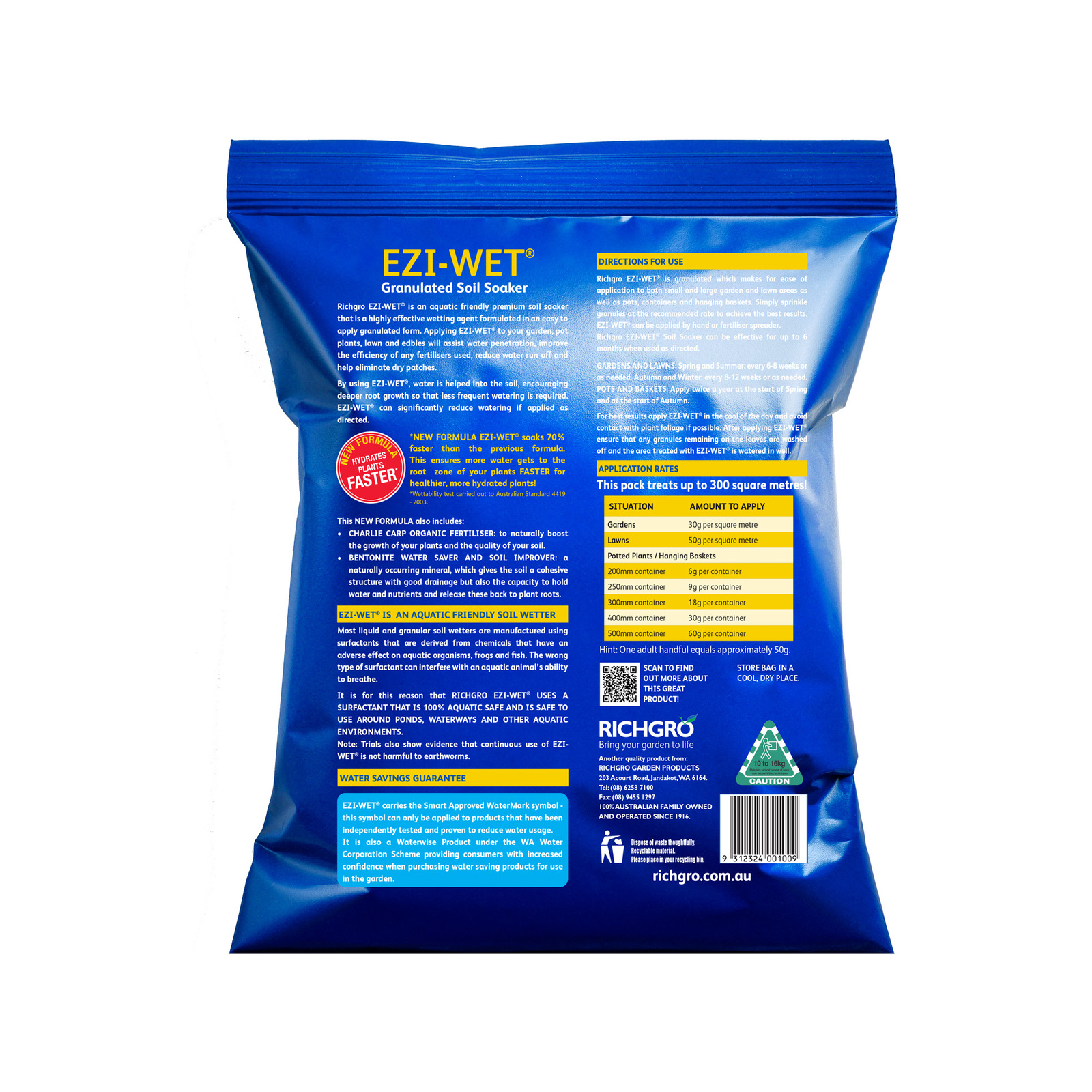 Richgro 10kg Ezi-Wet Soil Soaker