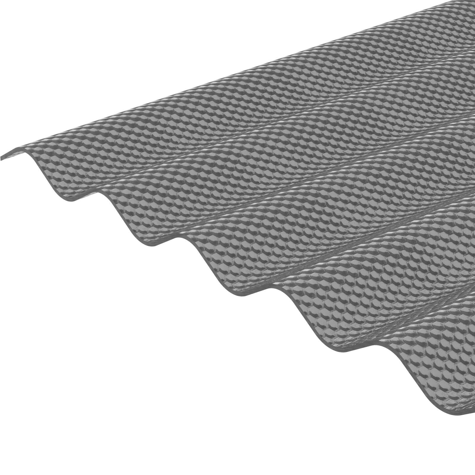 Suntuf 4200 x 860 x 23mm Grey Beehive Polycarbonate Roofing