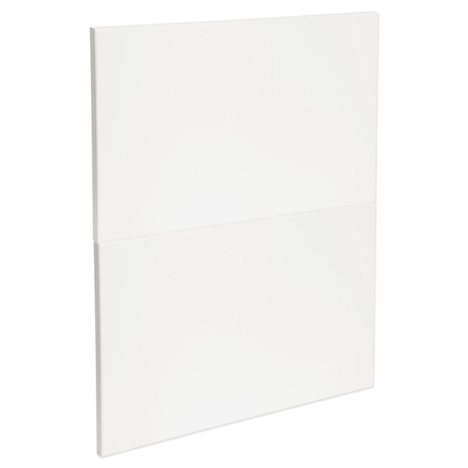 Kaboodle 600mm Gloss White Modern 2 Drawer Panels