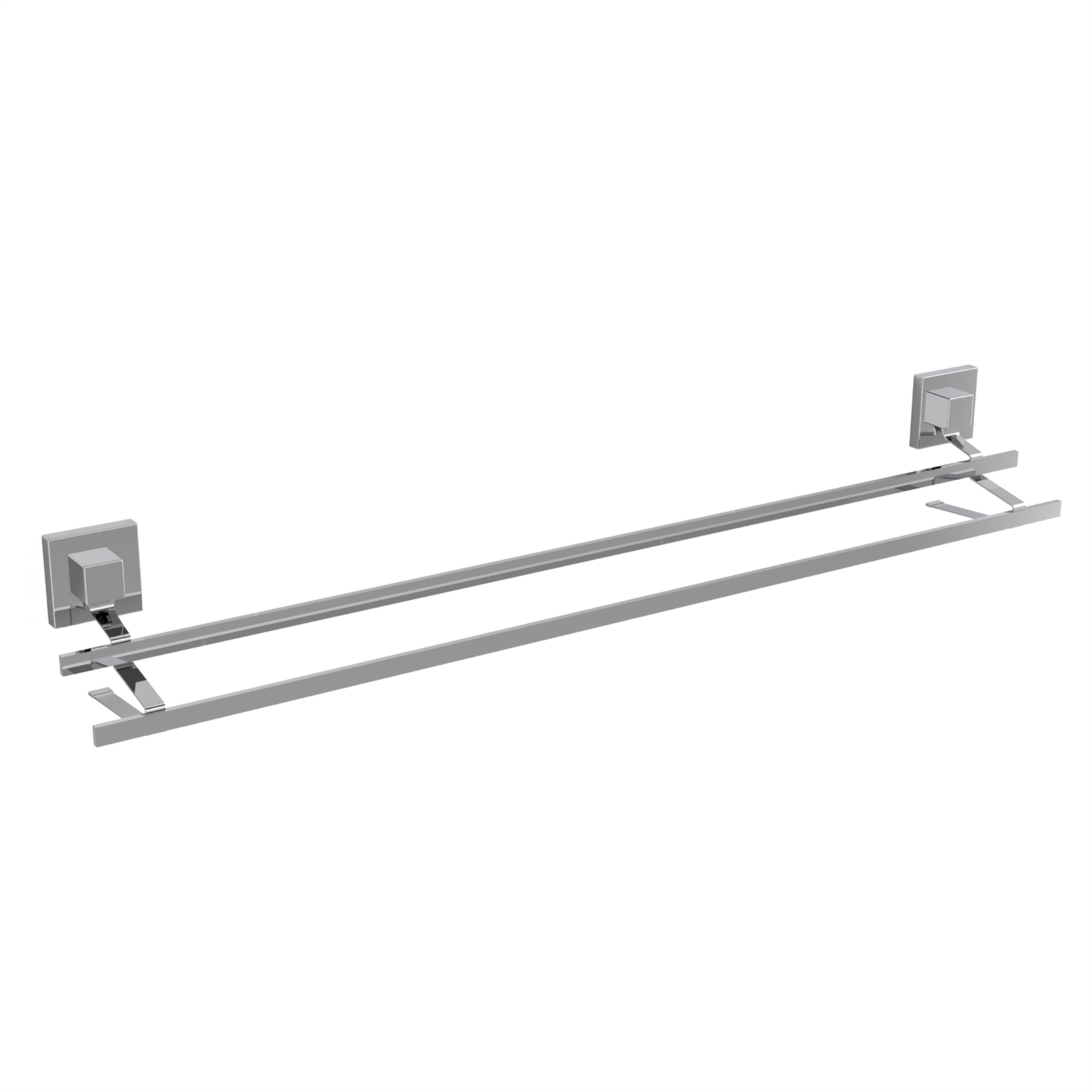 Fusion-Loc 80cm 26kg Stainless Steel Double Towel Rail