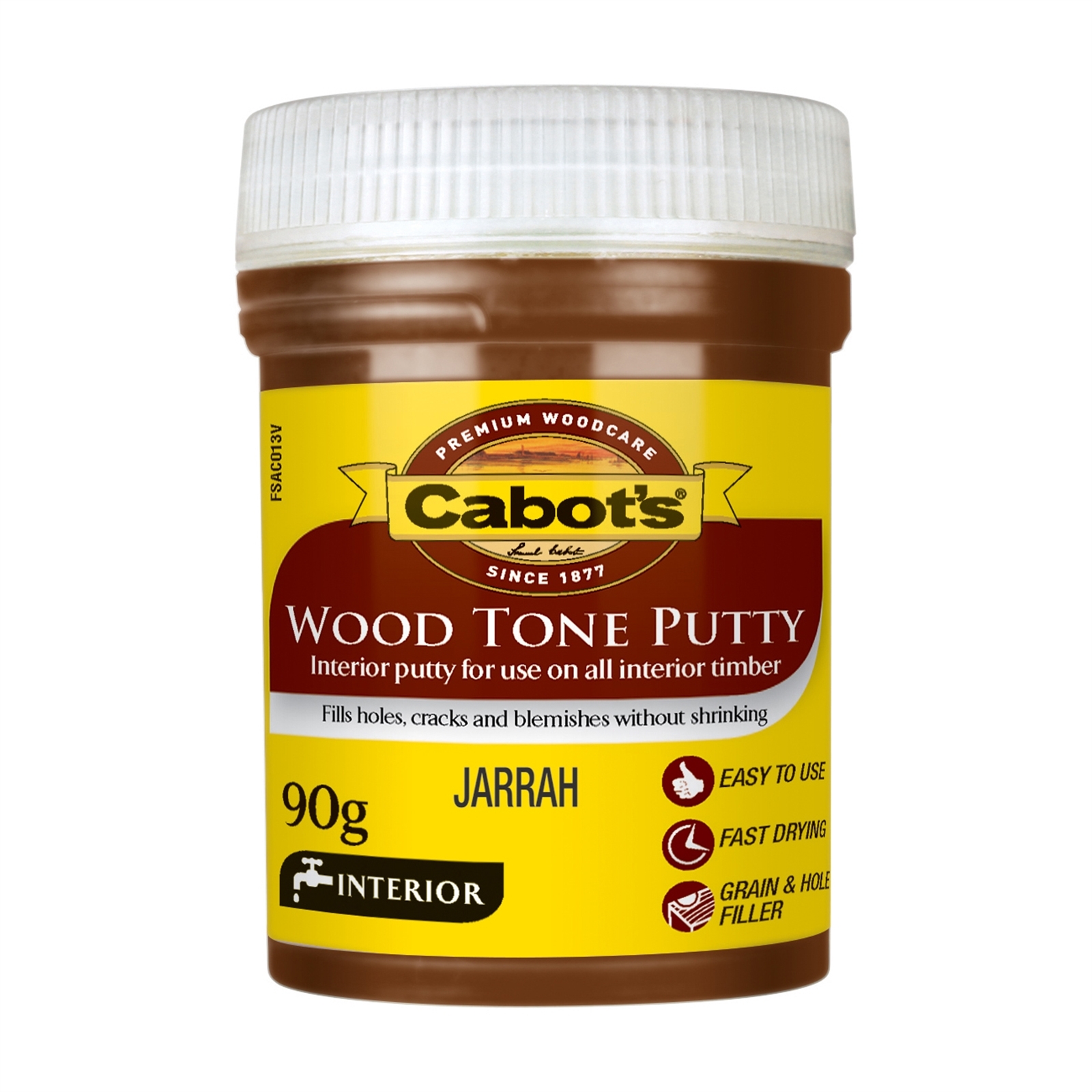 Cabot's 90g Jarrah Wood Tone Putty