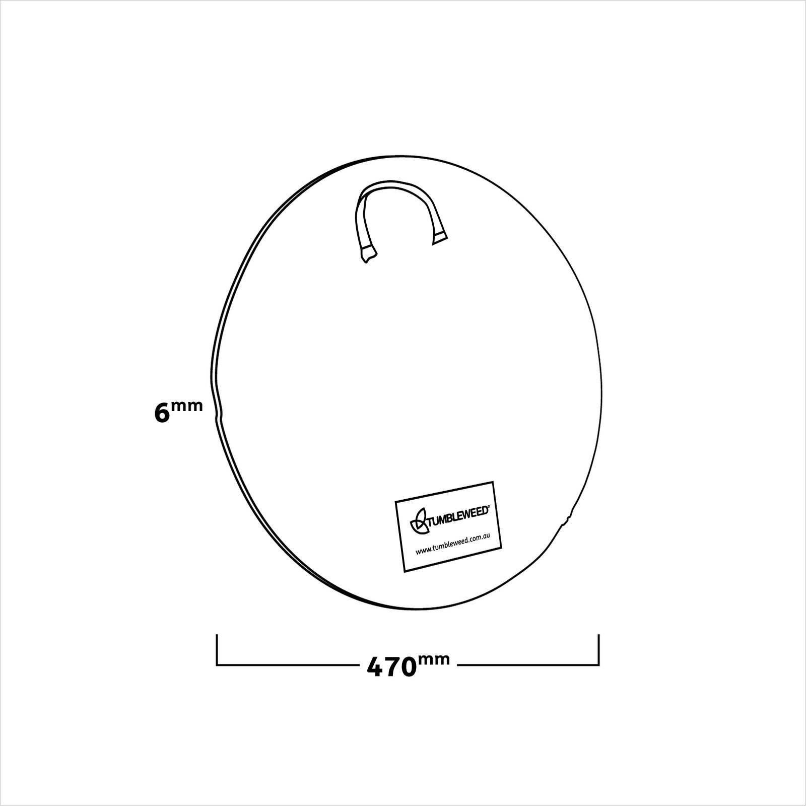 Tumbleweed Round Worm Blanket