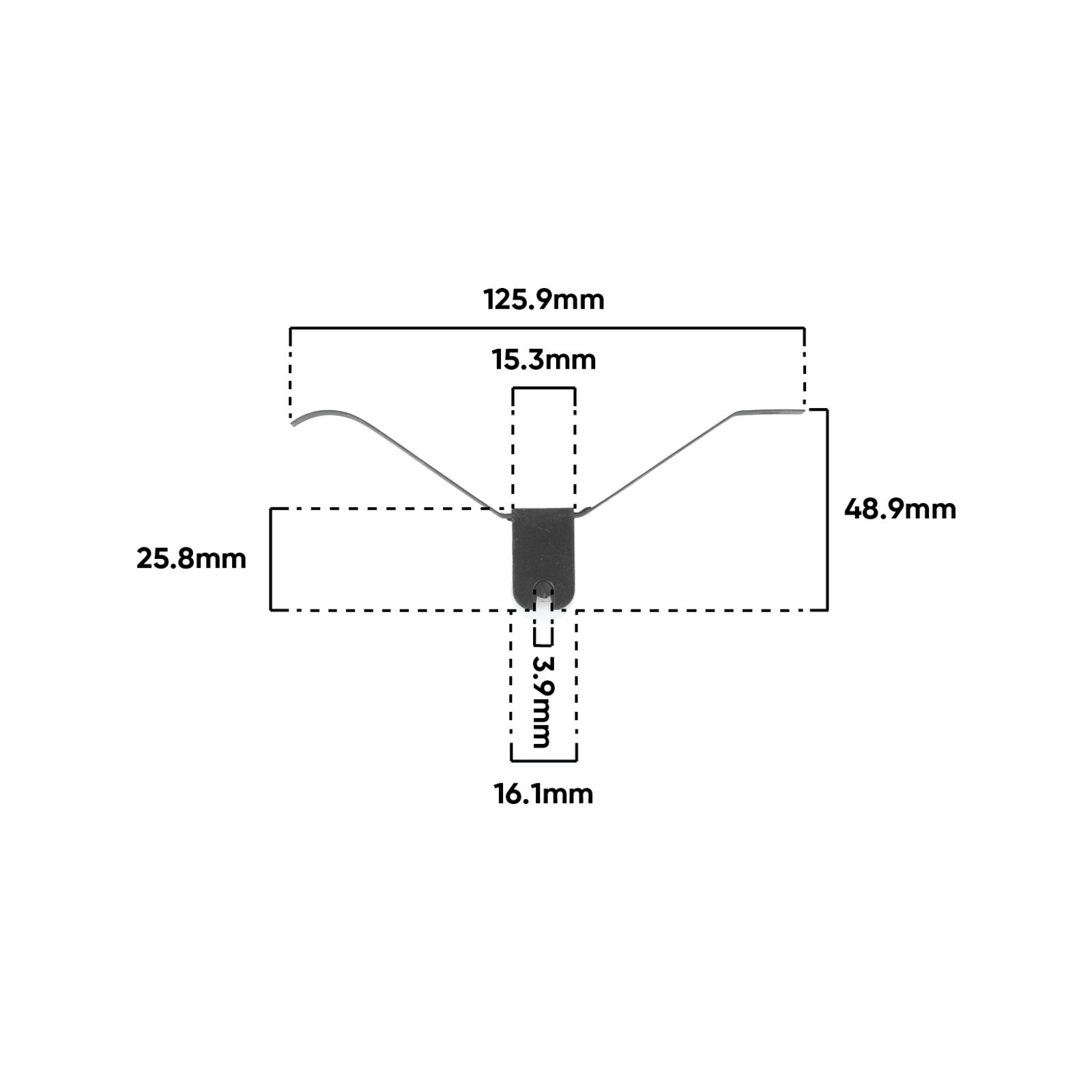 Rolltrak Top Tension Plastic Spring And Nylon Roller
