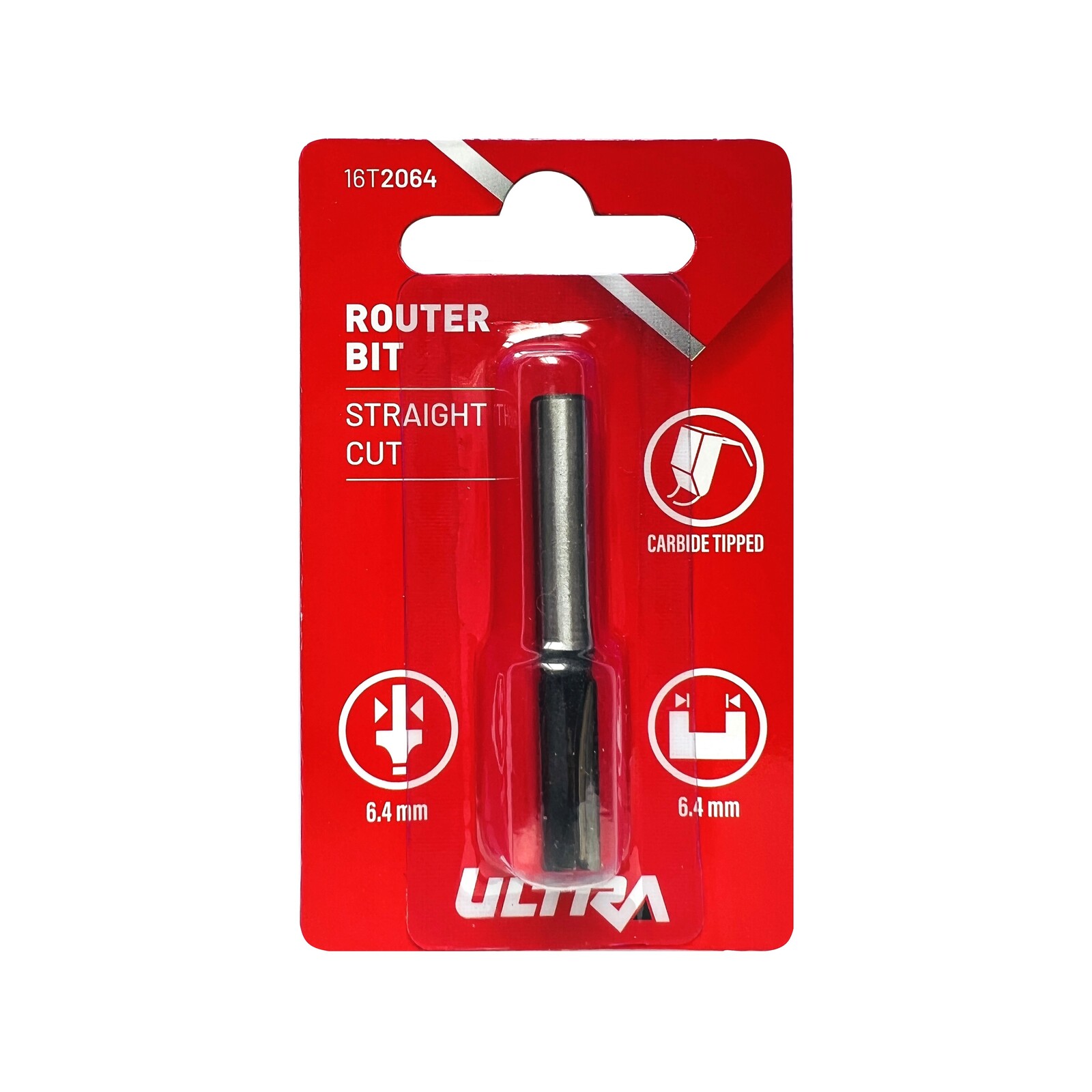 Ultra 6.4mm Straight Router Bit