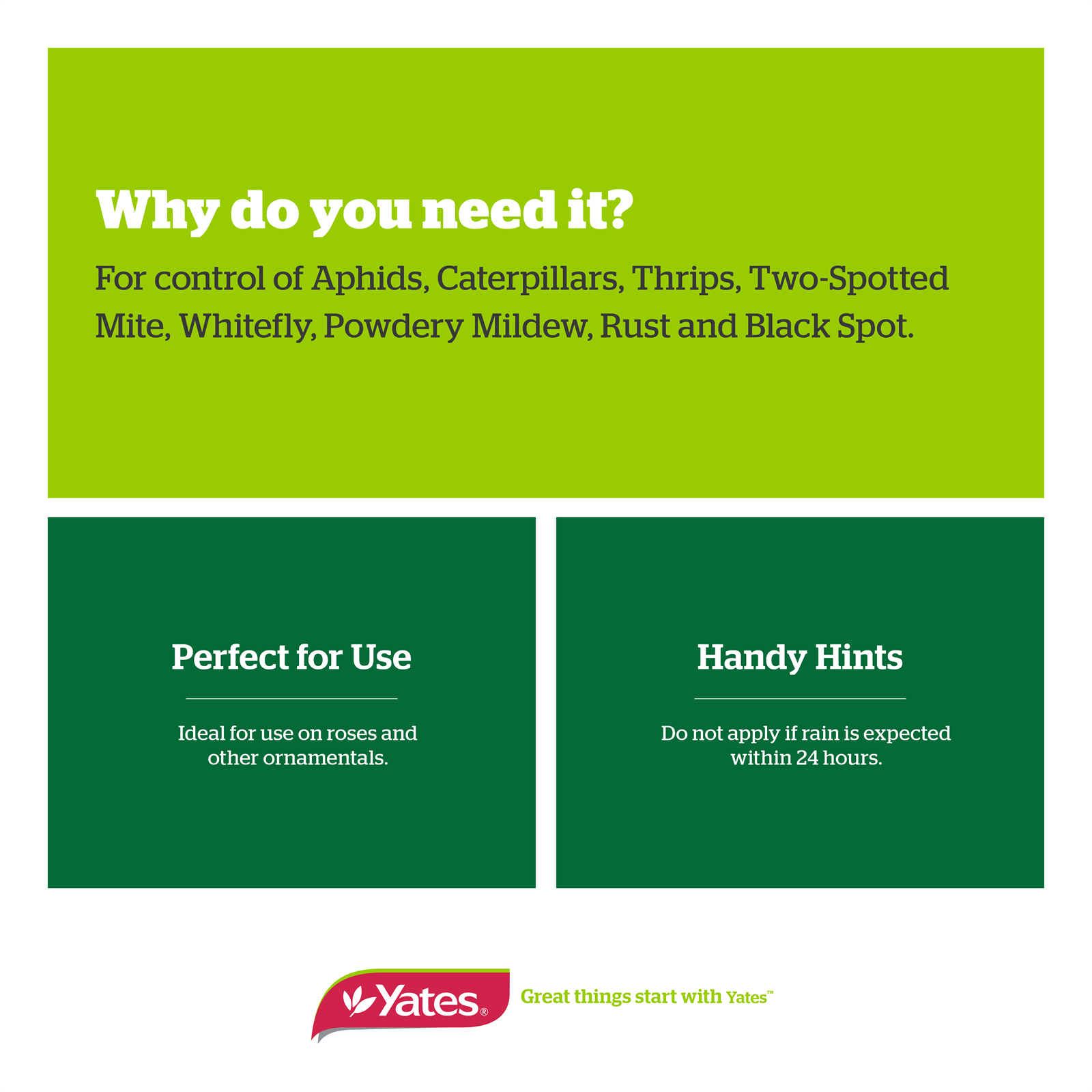 Yates 750mL Ready To Use Rose Gun Black Spot And Insect Killer