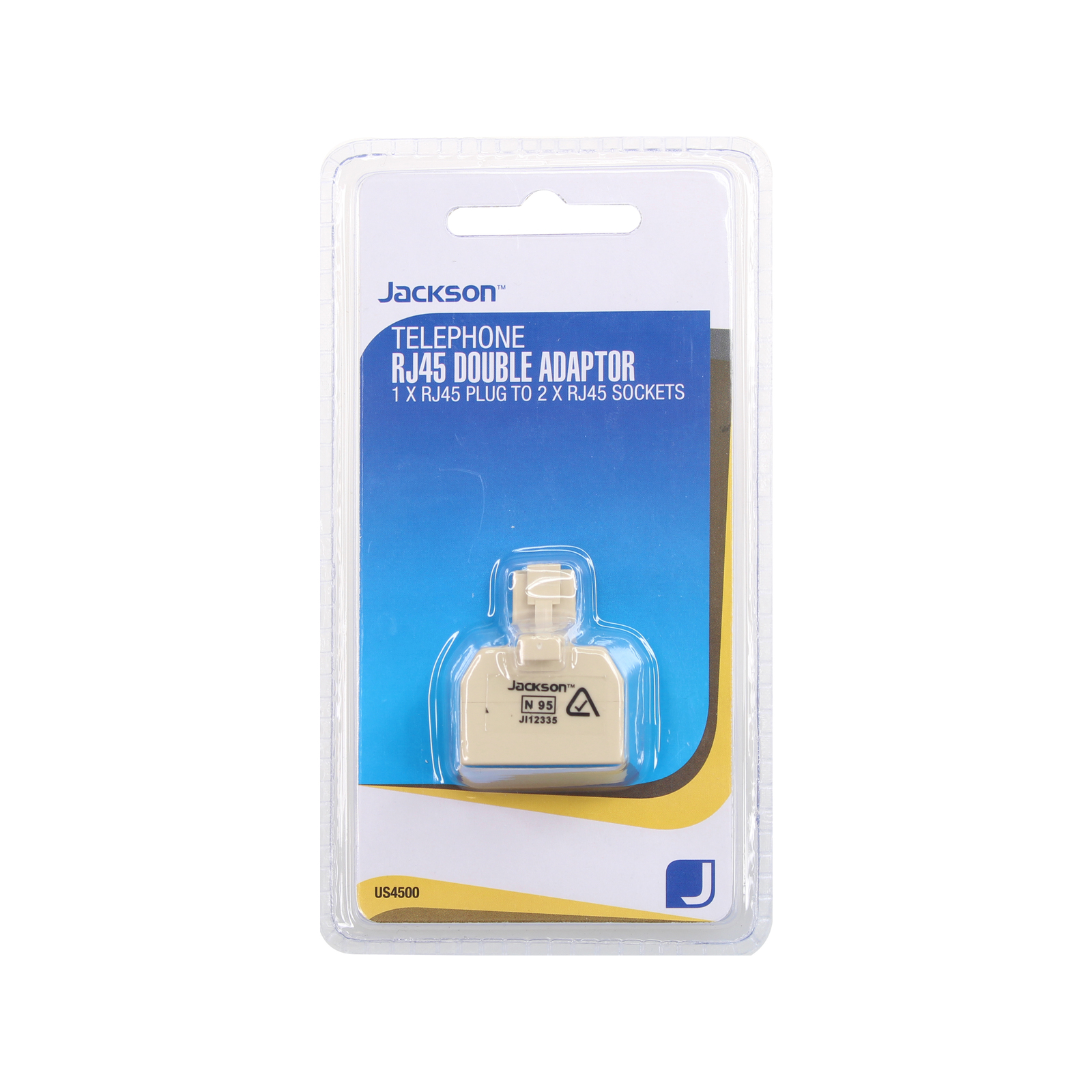 Jackson RJ45 Double Adaptor - 8P8C