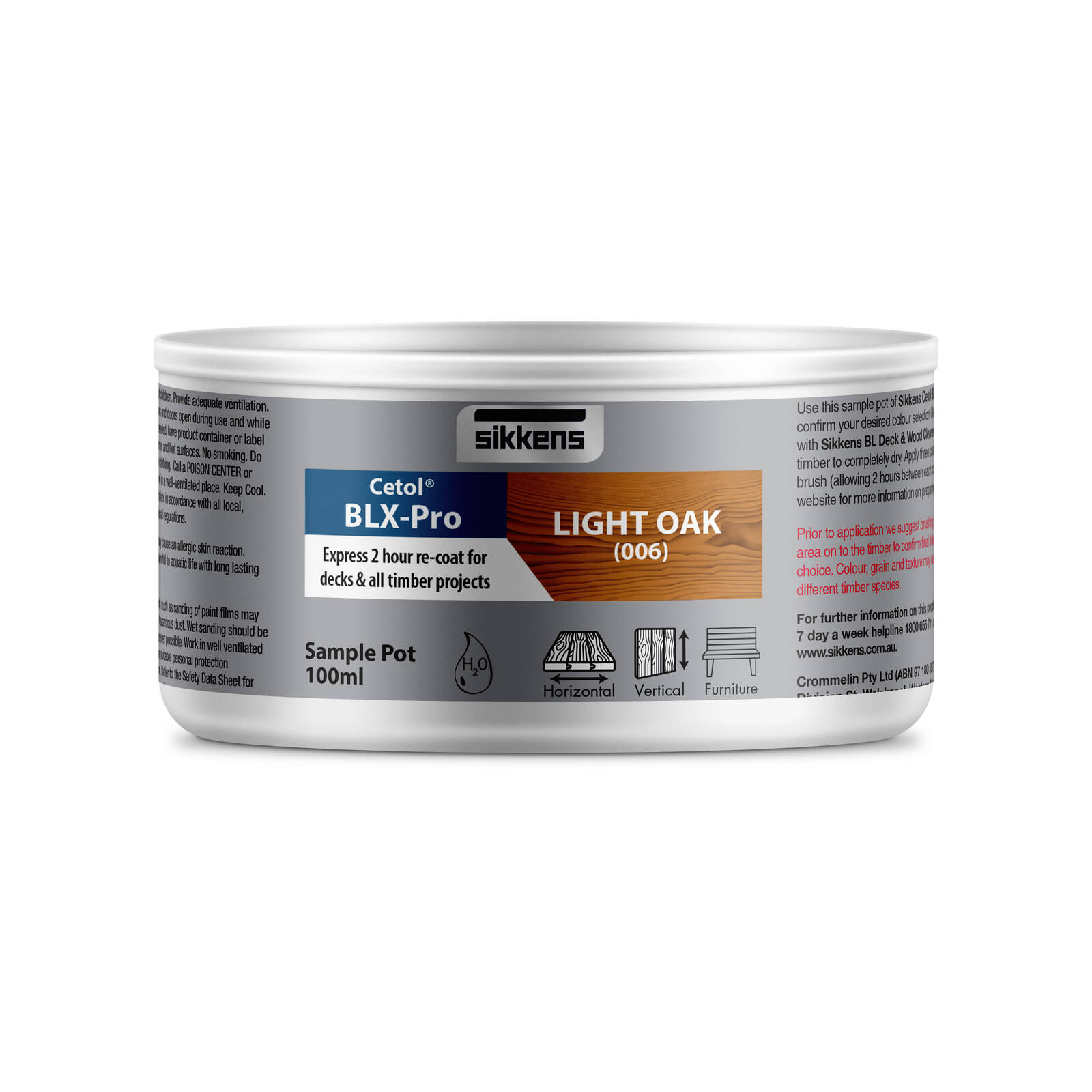 Sikkens 100ml Light Oak Cetol BLX-Pro Timber Stain