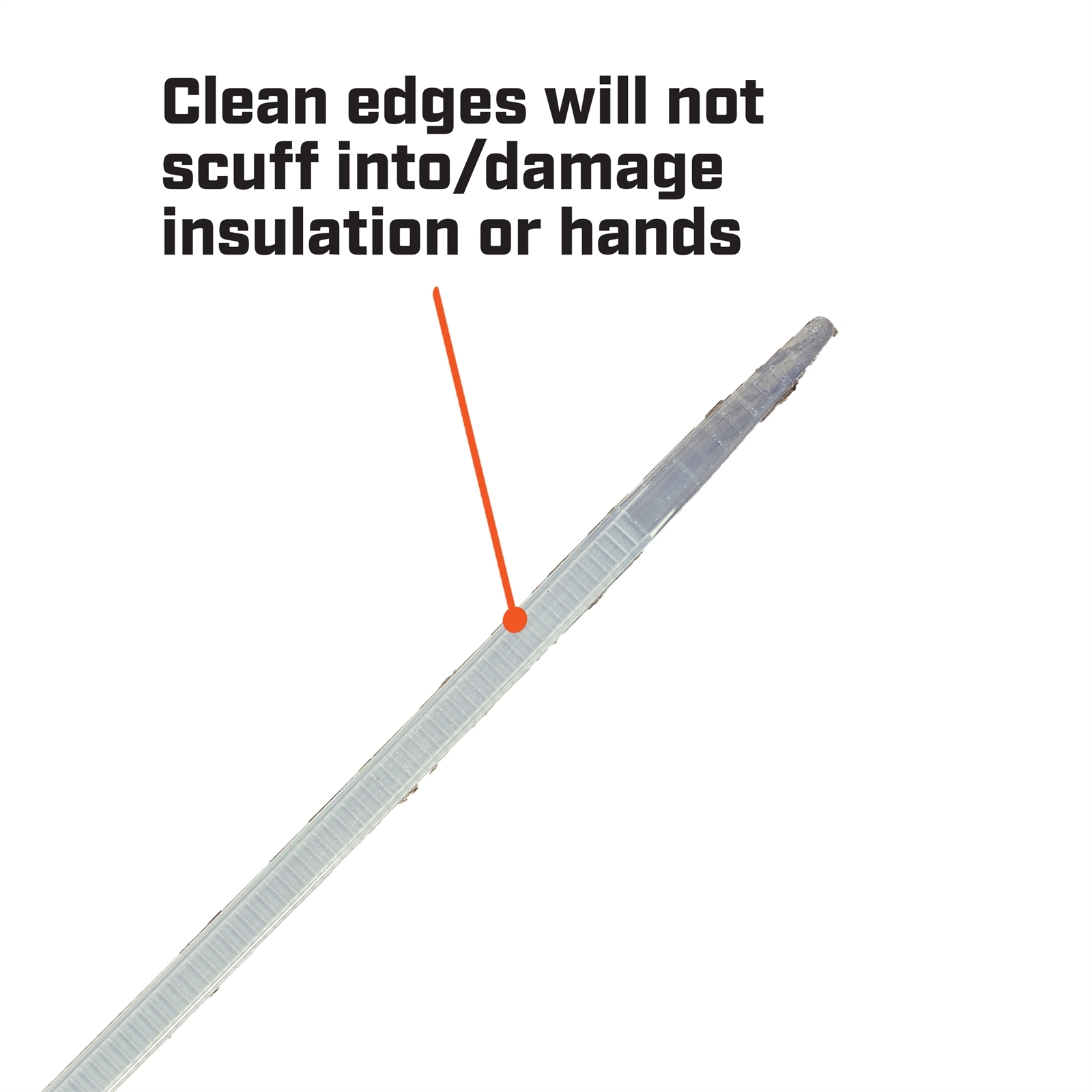 Crescent 100mm x 2.5mm Natural Premium Cable Ties - 100 Pack 5 Crescent 100mm x 2.5mm Natural Premium Cable Ties - 100 Pack