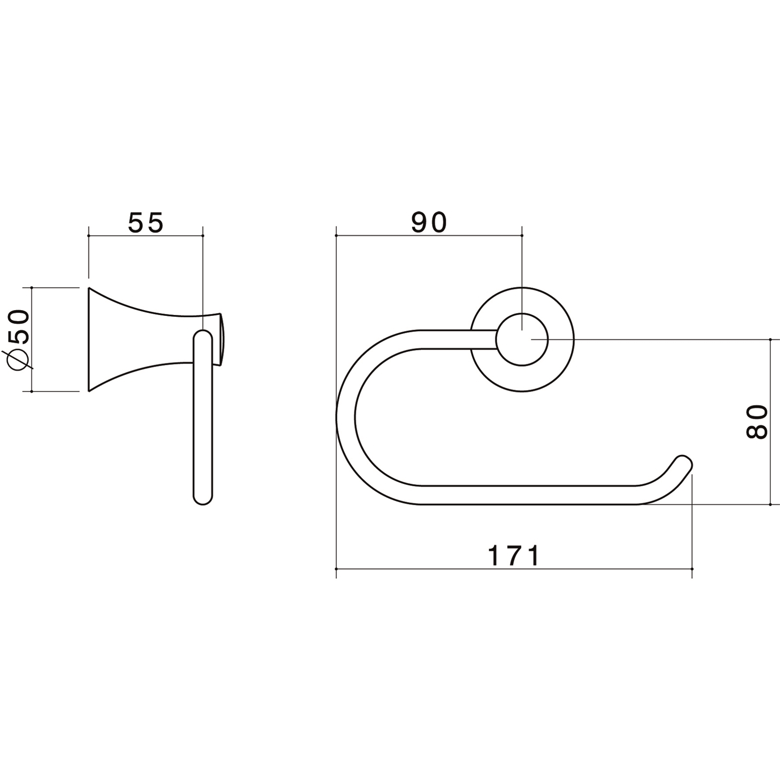 Caroma Elegance Toilet Roll Holder