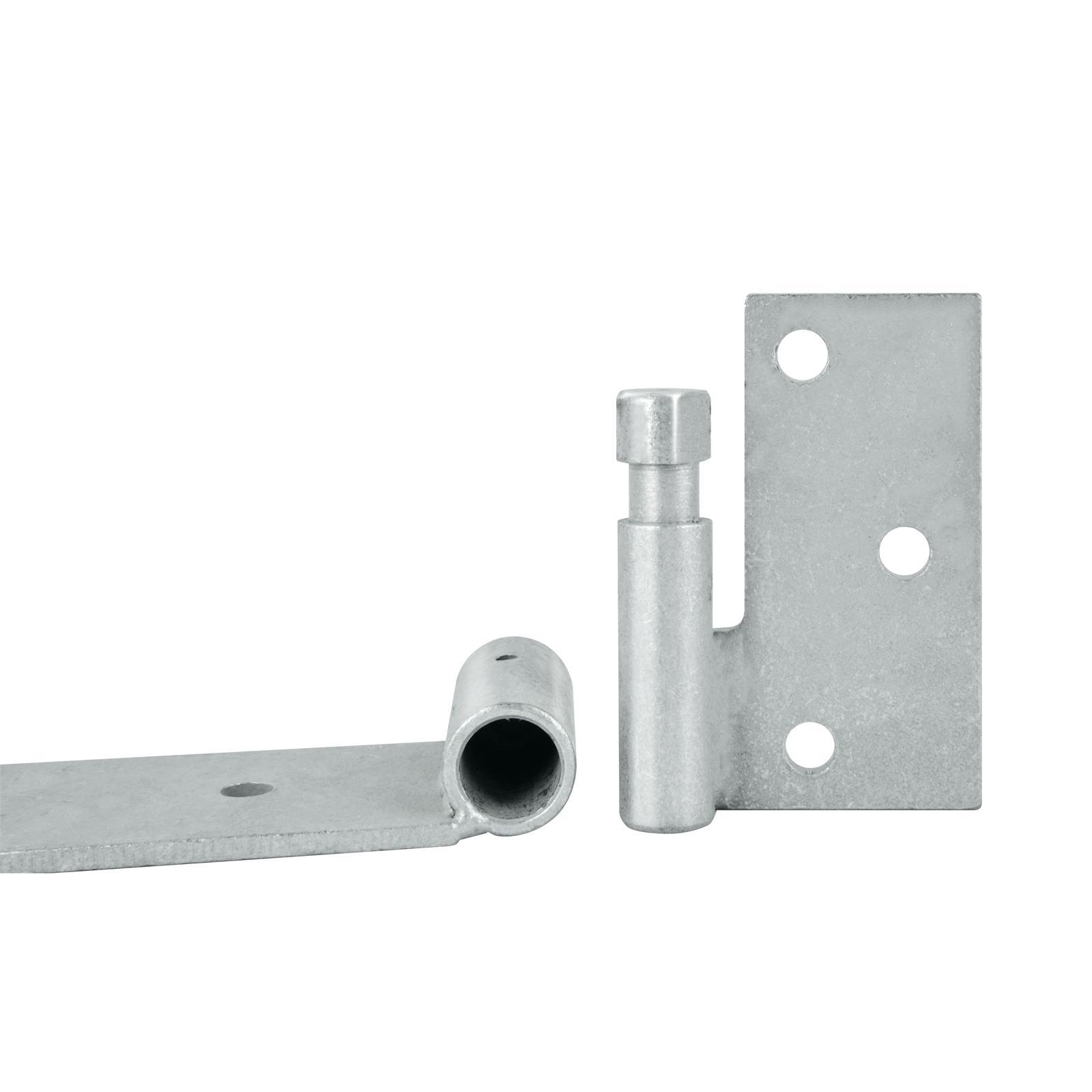 Pinnacle 16mm Galvanised RH Long Strap Security Gate Hinge