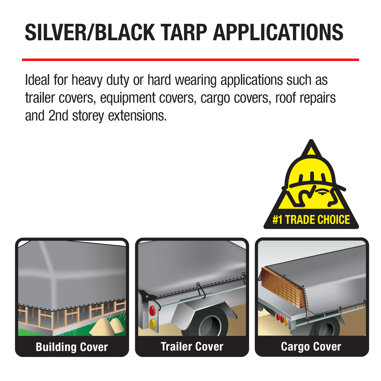 Polytuf 10.9 x 12.2m Extra Heavy Duty Tarpaulin 6 Polytuf 10.9 x 12.2m Extra Heavy Duty Tarpaulin