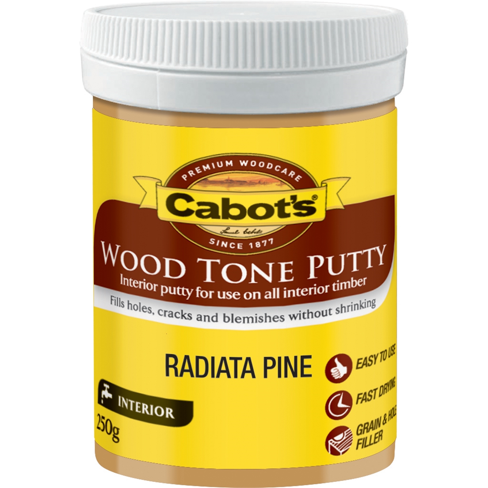 Cabot's 250g Radiata Pine Wood Tone Putty