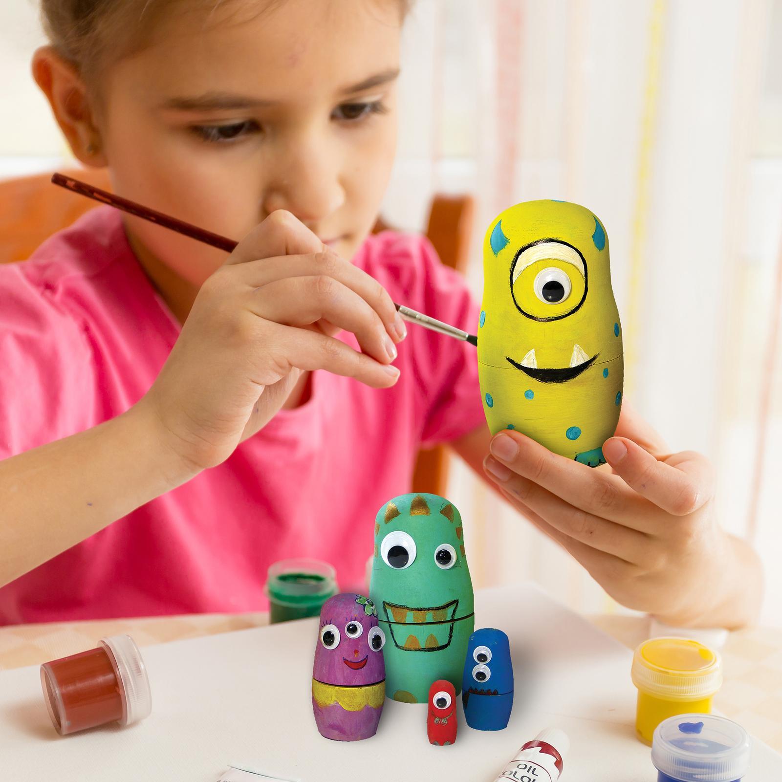Boyle Nesting Dolls Craft Paint Kit - 5 Pack