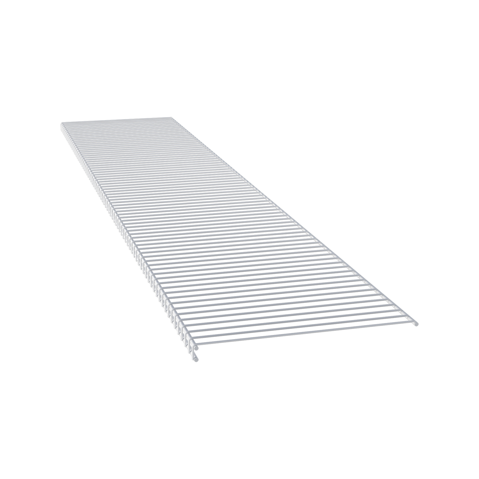 Flexi Storage Home Solutions 1840 x 335mm White Double Slot Front Wire Shelf 'A'