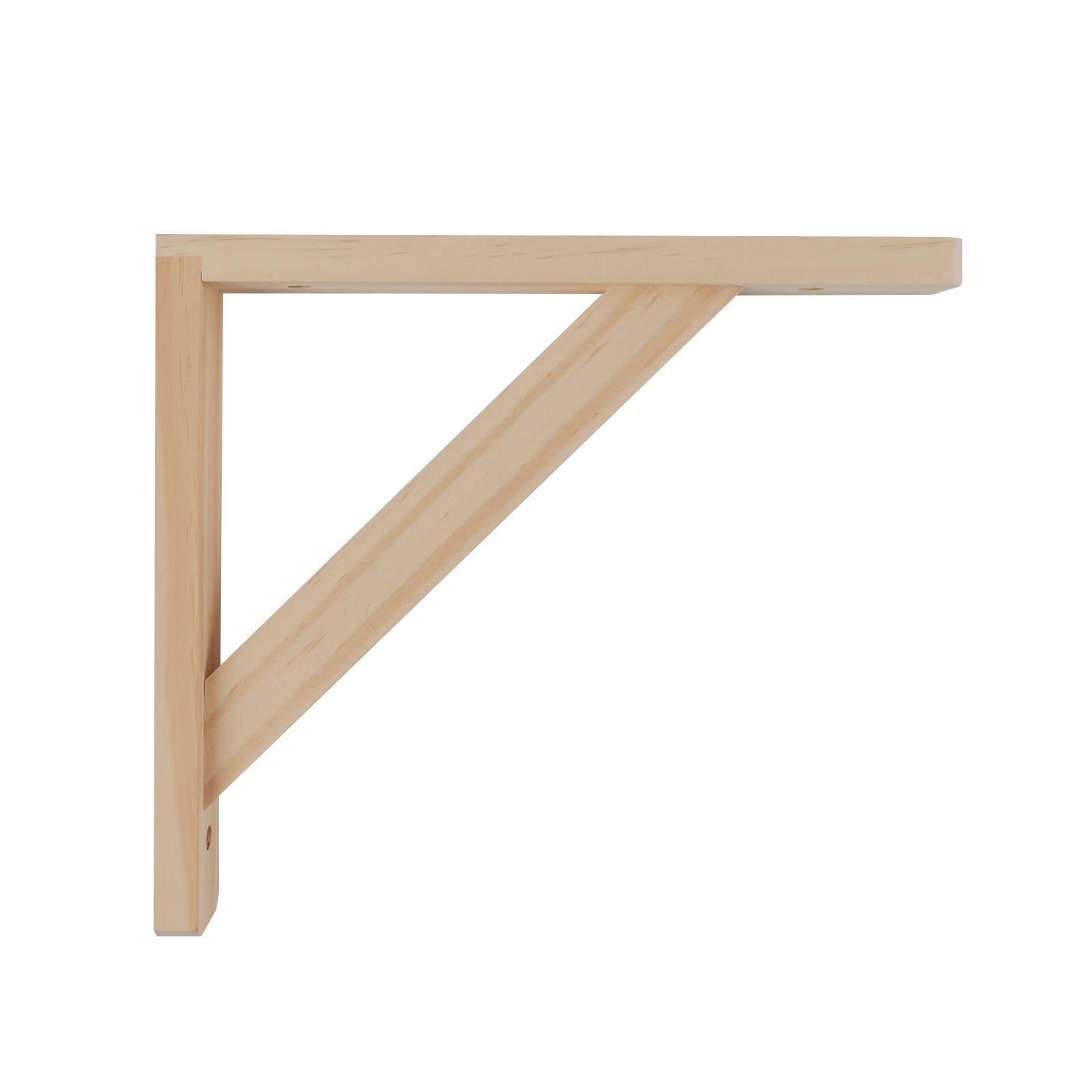 Carinya 260 x 230mm Raw Pine Stayed Bracket 3 Carinya 260 x 230mm Raw Pine Stayed Bracket
