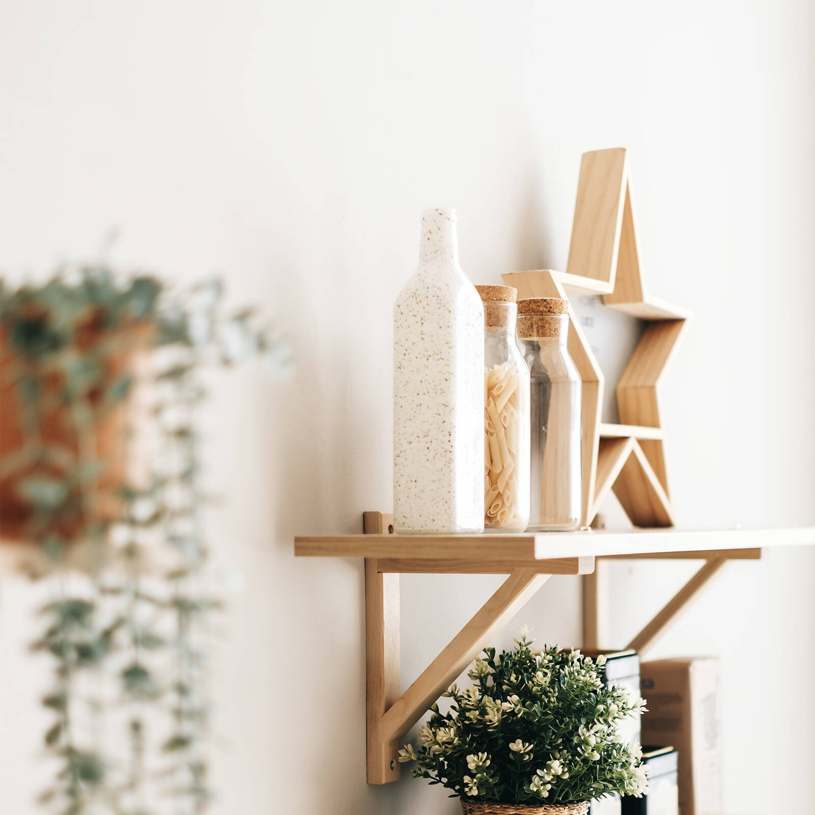 Carinya 260 x 230mm Raw Pine Stayed Bracket 4 Carinya 260 x 230mm Raw Pine Stayed Bracket