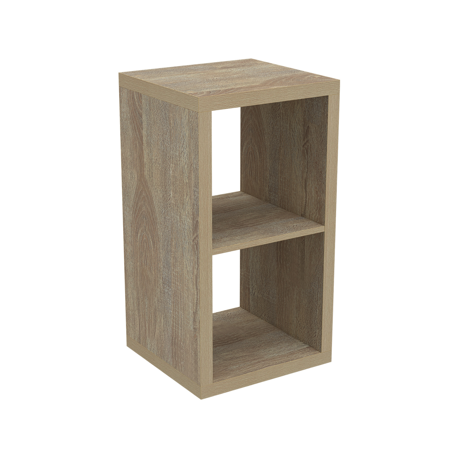 Flexi Storage Clever Cube 410 x 760 x 390mm Oak 1 x 2 Storage Unit