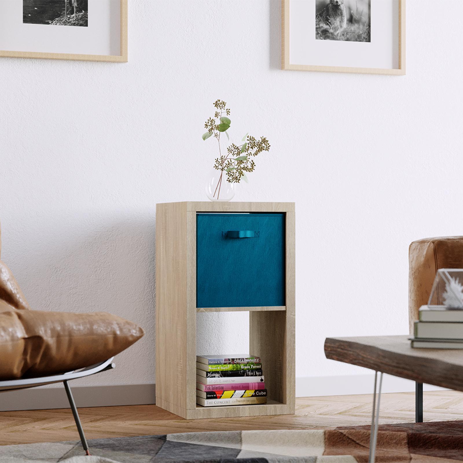 Flexi Storage Clever Cube 410 x 760 x 390mm Oak 1 x 2 Storage Unit 3 Flexi Storage Clever Cube 410 x 760 x 390mm Oak 1 x 2 Storage Unit