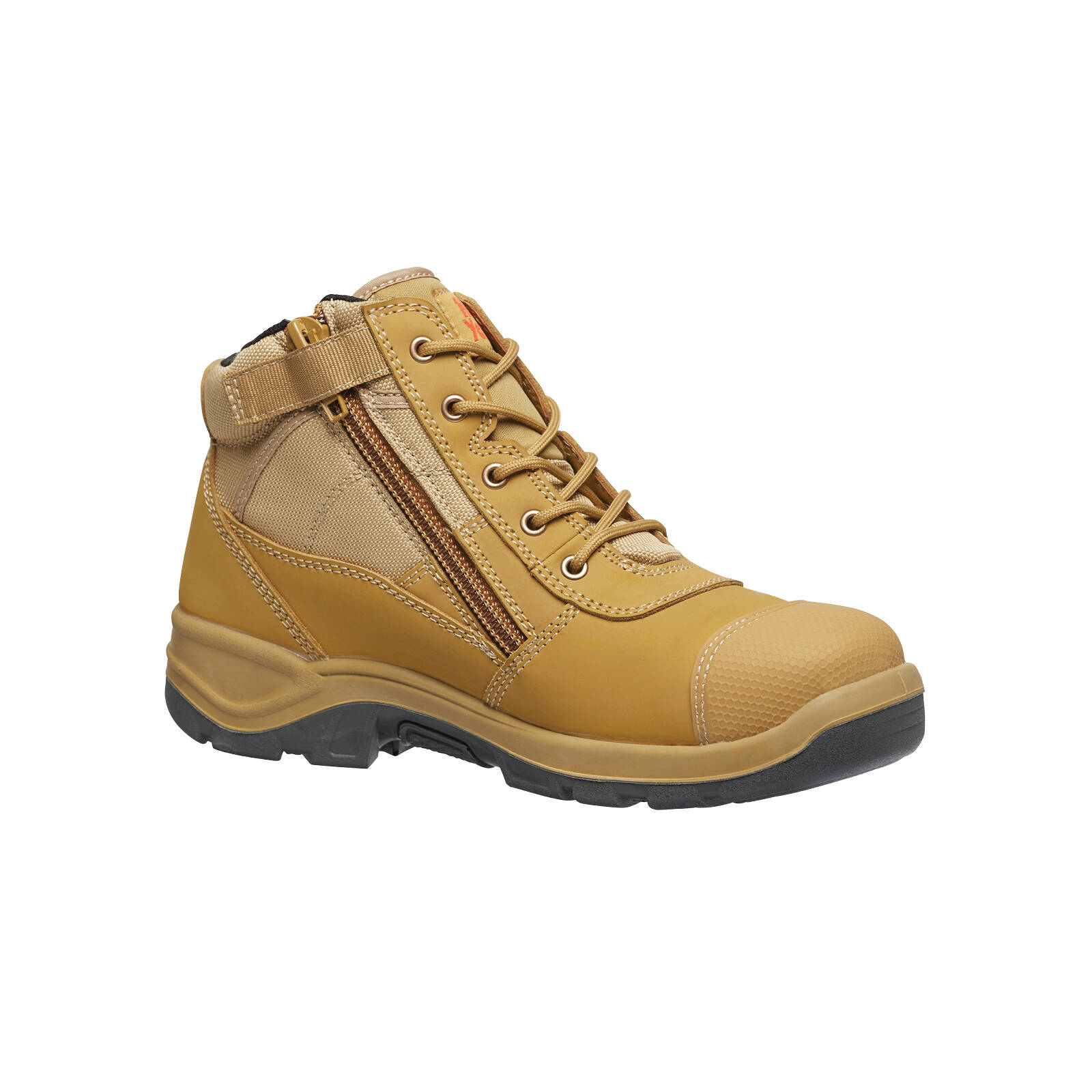 Hard Yakka Size 10 Wheat Utility Side Zip Safety Boots