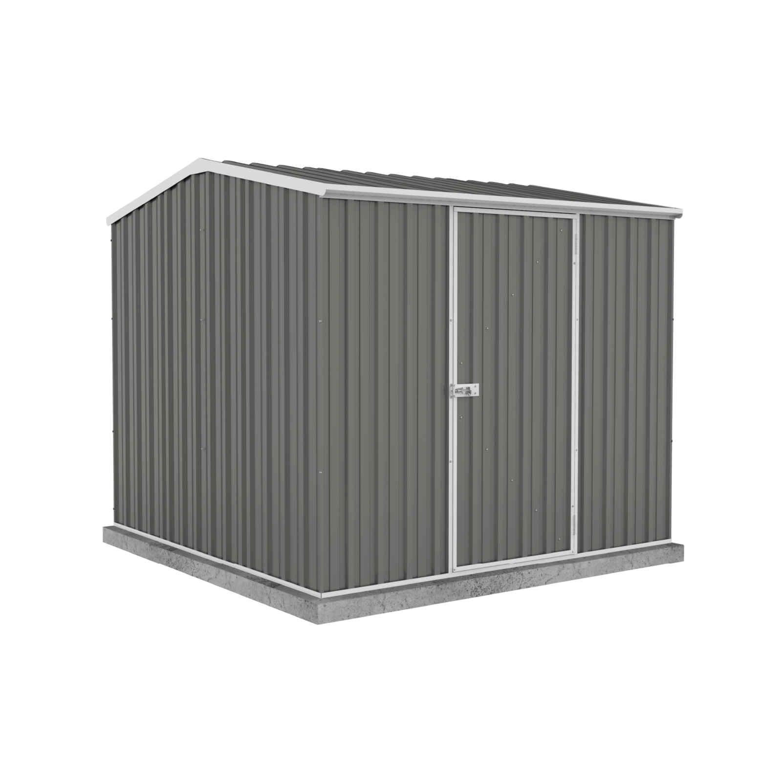 Absco Sheds 2.26 x 2.26 x 2.0m Woodland Grey Premier Single Door Garden Shed