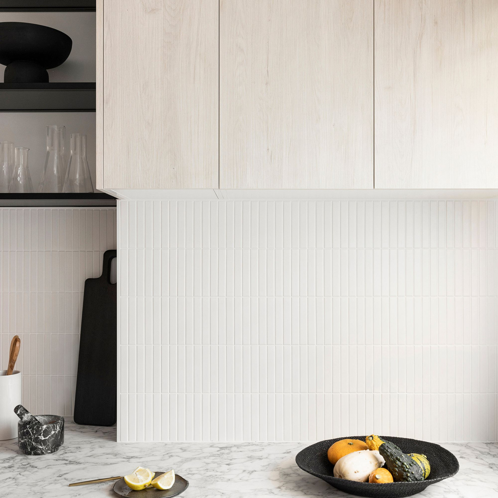 Kaboodle 1200mm Salty Oak Island Back Panel