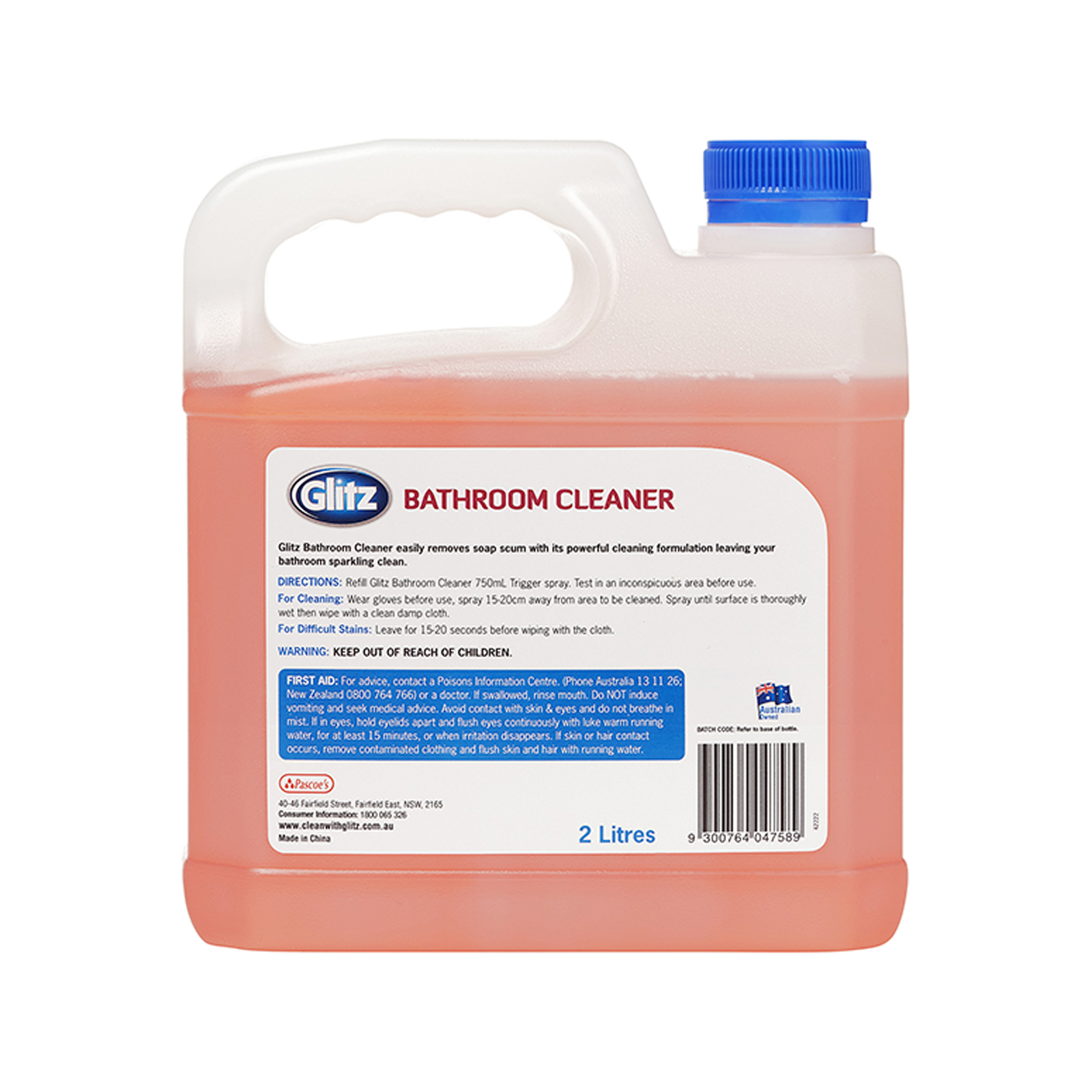 Glitz 2L Bathroom Cleaner