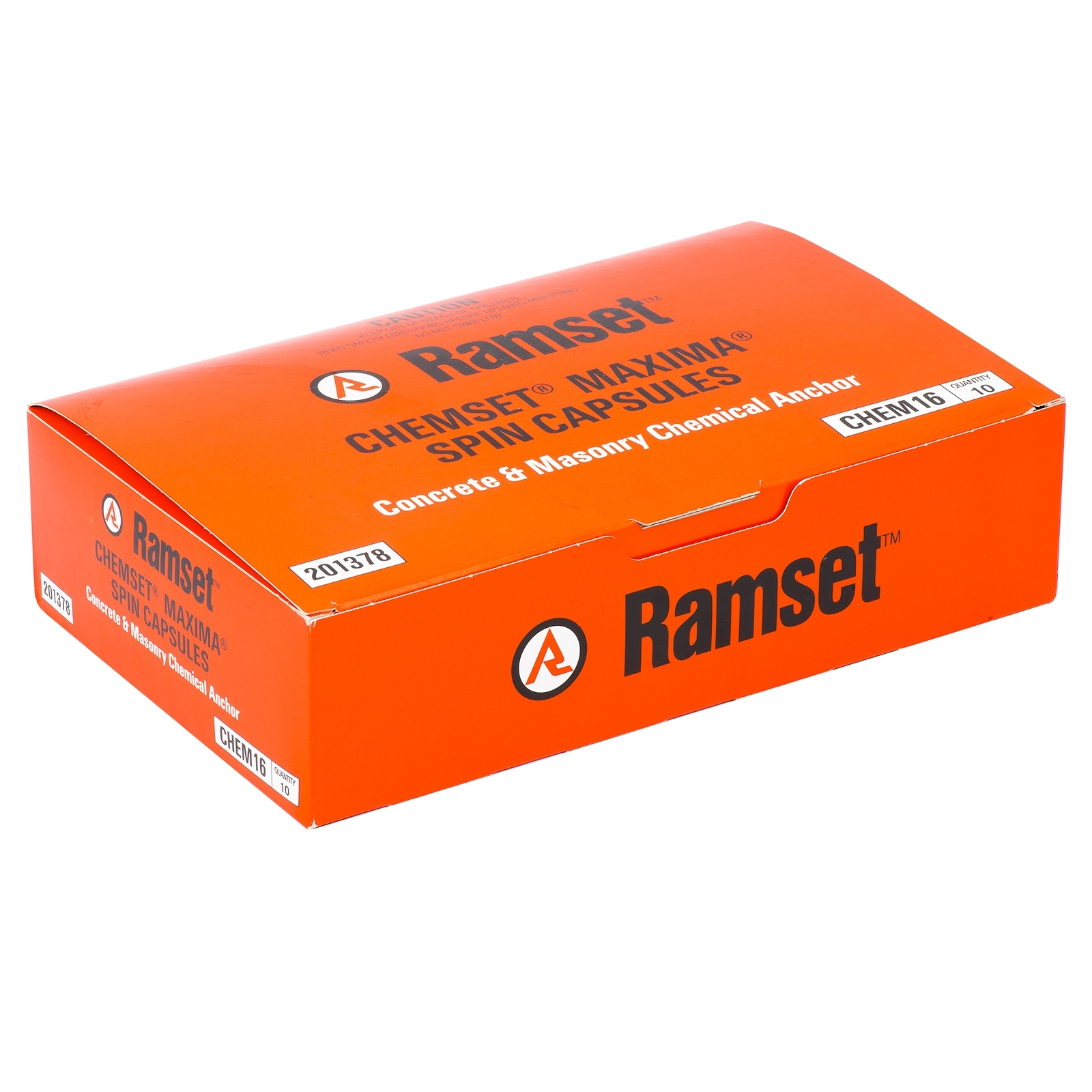 Ramset M16 Maxima Masonry Chemical Acrylate Epoxy Capsule - 10 Pack