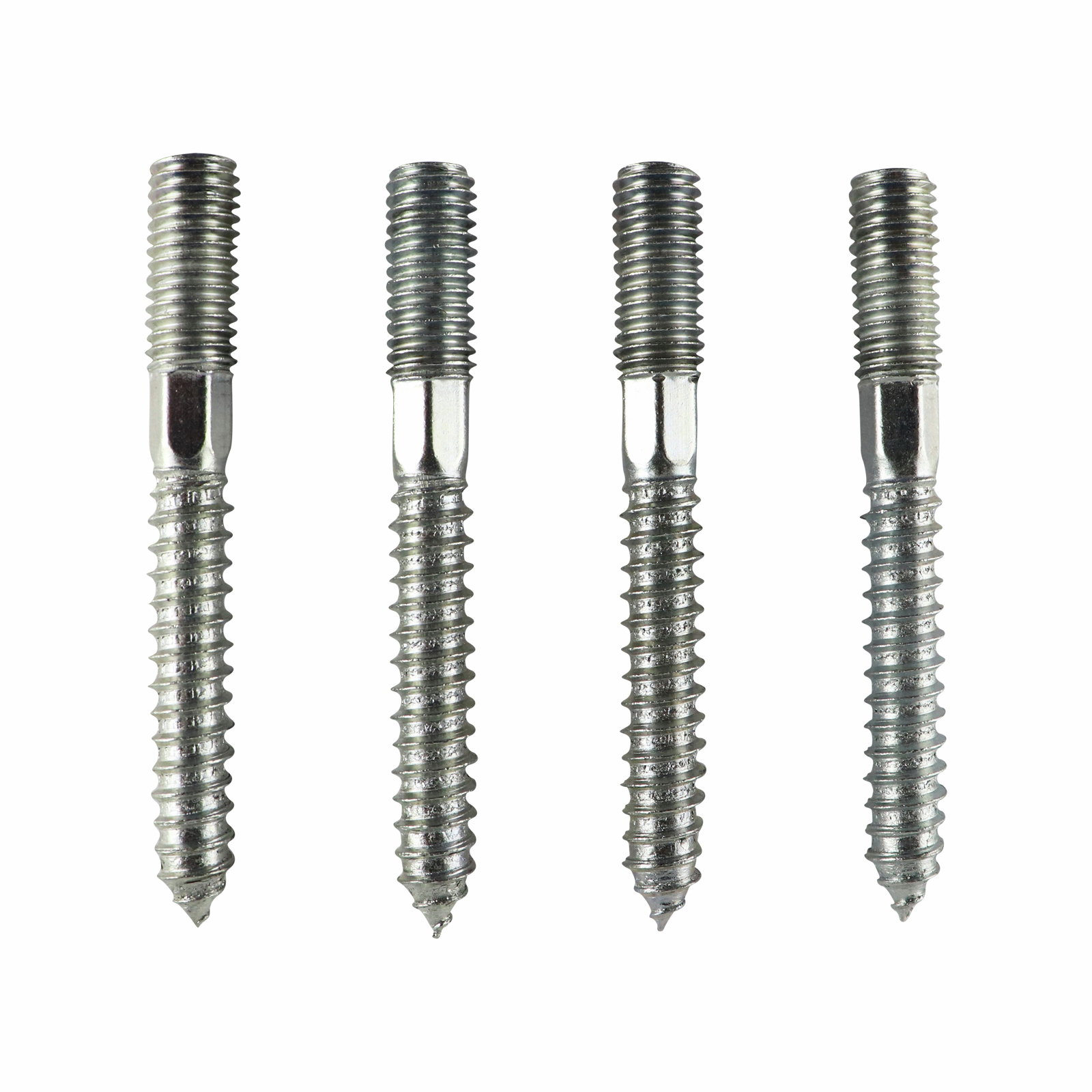 Everhang  M10 x 80mm Zinc Plated  Hanger Bolt - 4 Pack