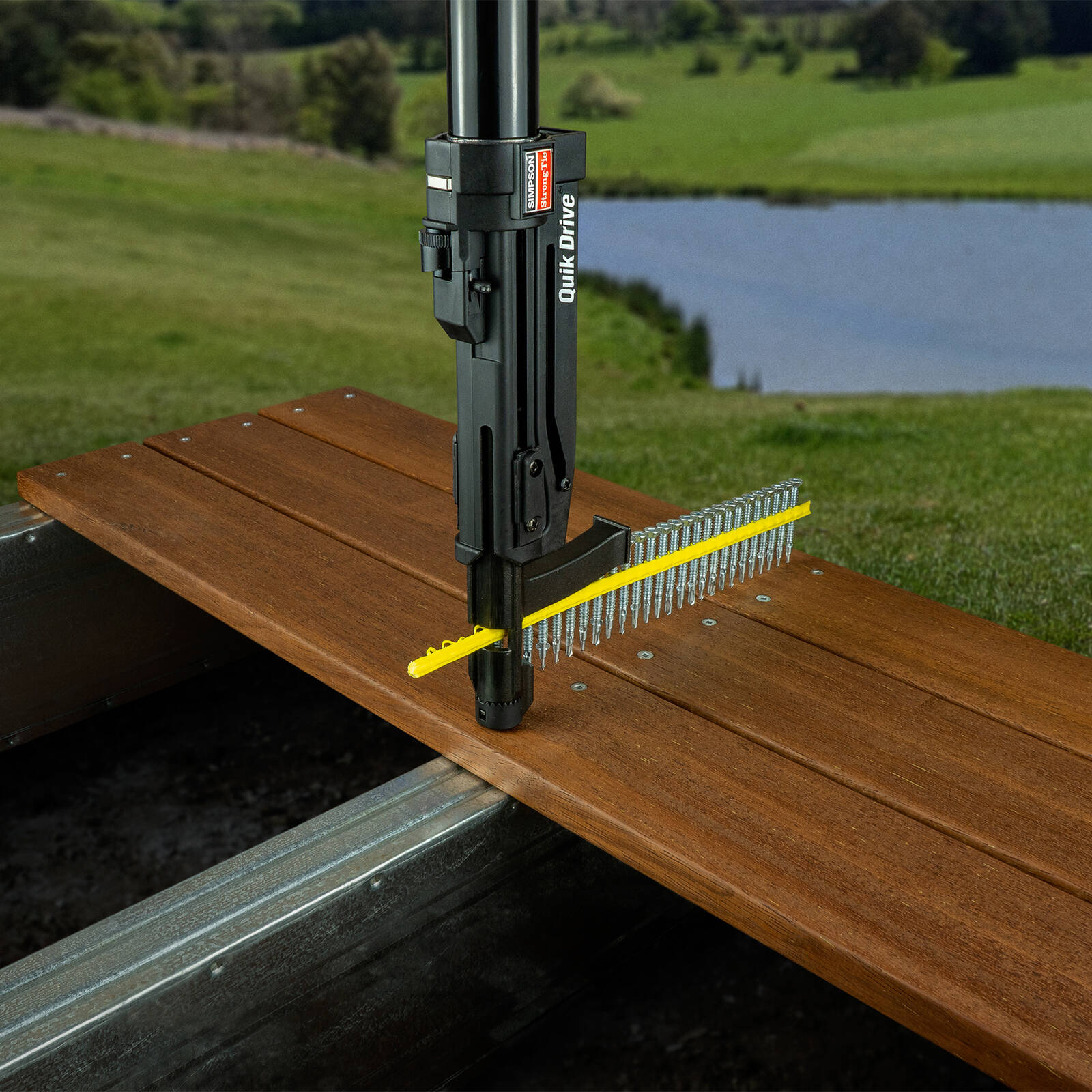 Simpson Strong-Tie 10G x 50mm Quik Drive Bi-Metal Hardwood To Steel Decking Collated Screws - 1000 Pack 5 Simpson Strong-Tie 10G x 50mm Quik Drive Bi-Metal Hardwood To Steel Decking Collated Screws - 1000 Pack