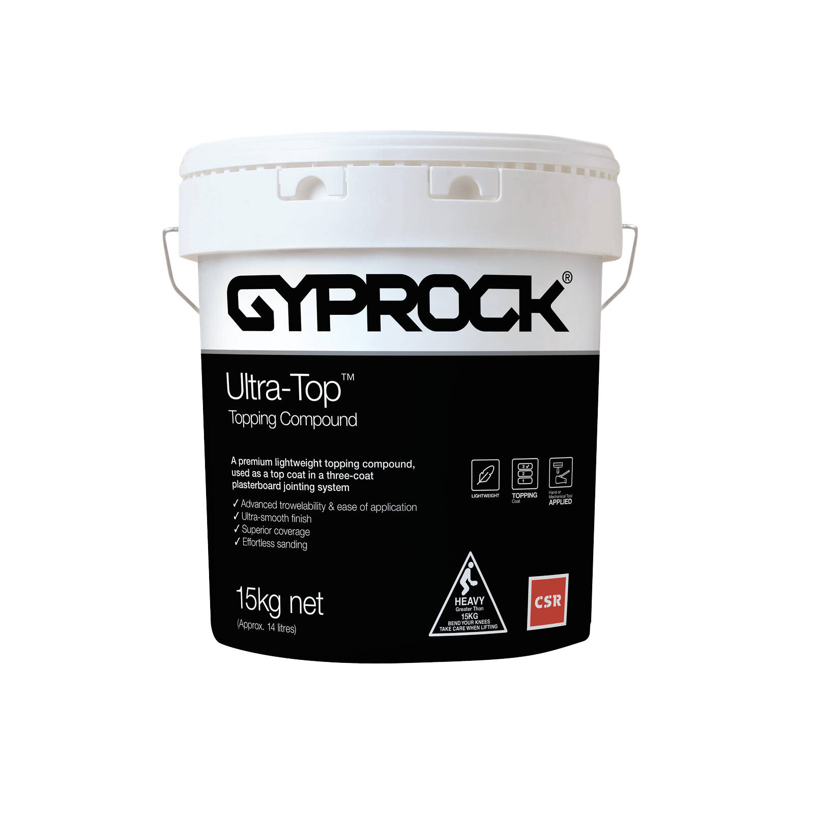 CSR Gyprock 15kg Ultra-Top Topping Compound