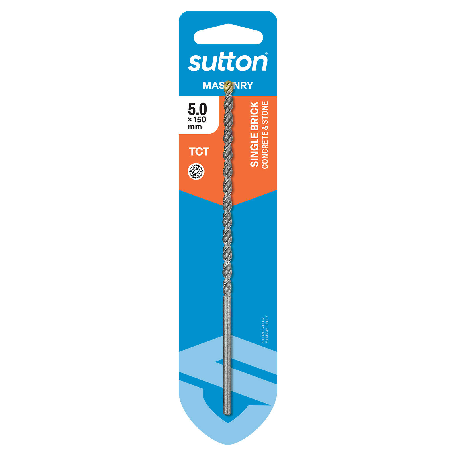 Sutton Tools 5 x 150mm SB TCT Masonry Drill Bit