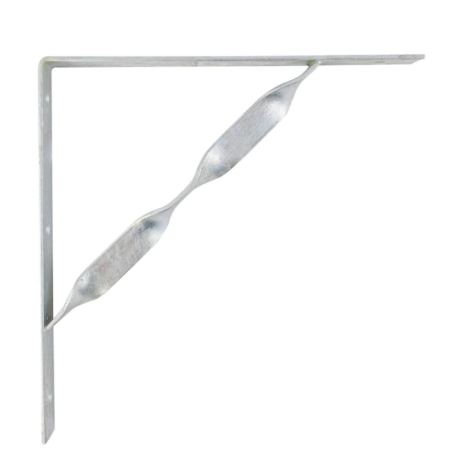 Carinya 300 x 300mm Galvanised Heavy Duty Twisted Stay Bracket 3 Carinya 300 x 300mm Galvanised Heavy Duty Twisted Stay Bracket