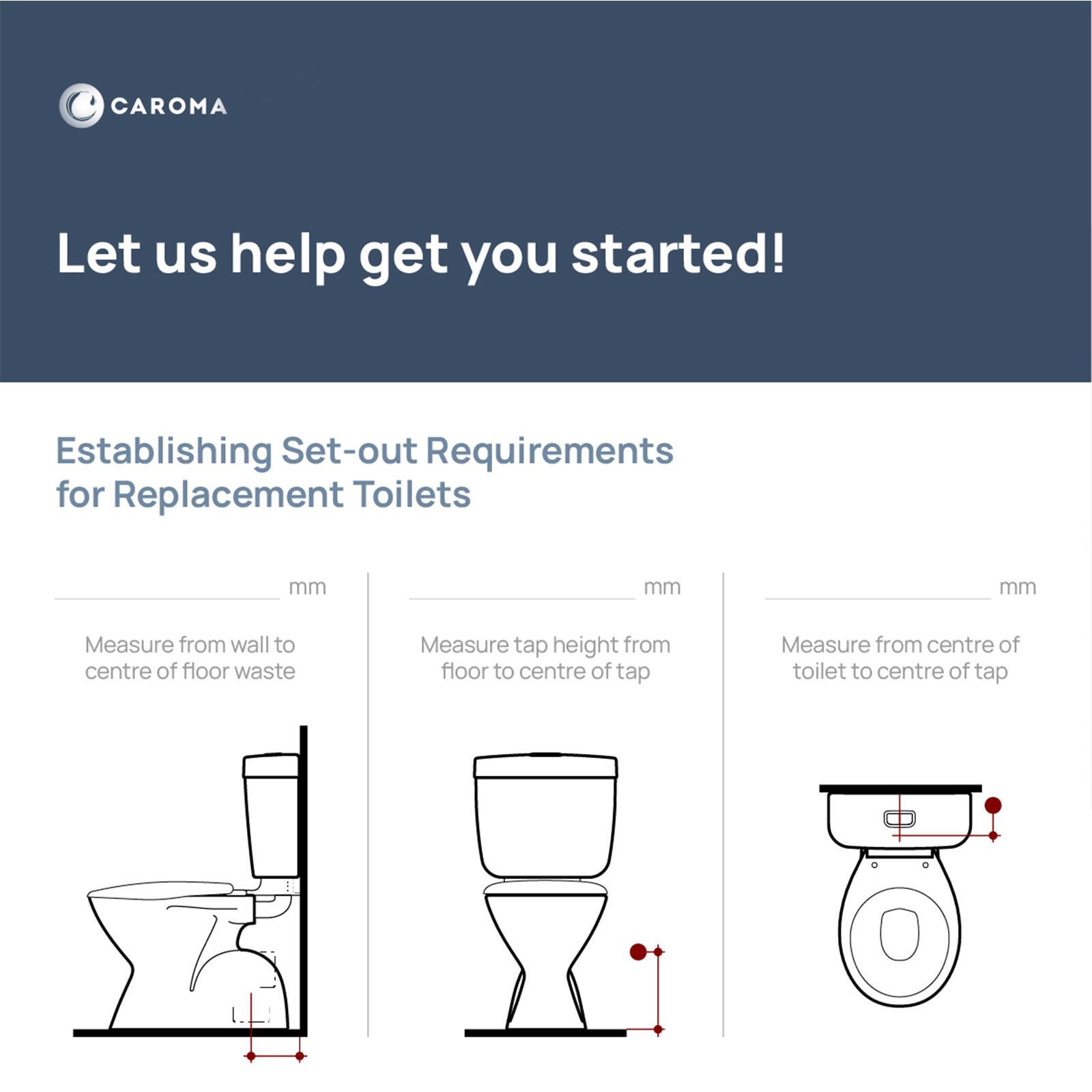 Caroma Luna Cleanflush Wall Faced Toilet Suite WELS 4 Star 4.5L/Full 4 Caroma Luna Cleanflush Wall Faced Toilet Suite WELS 4 Star 4.5L/Full