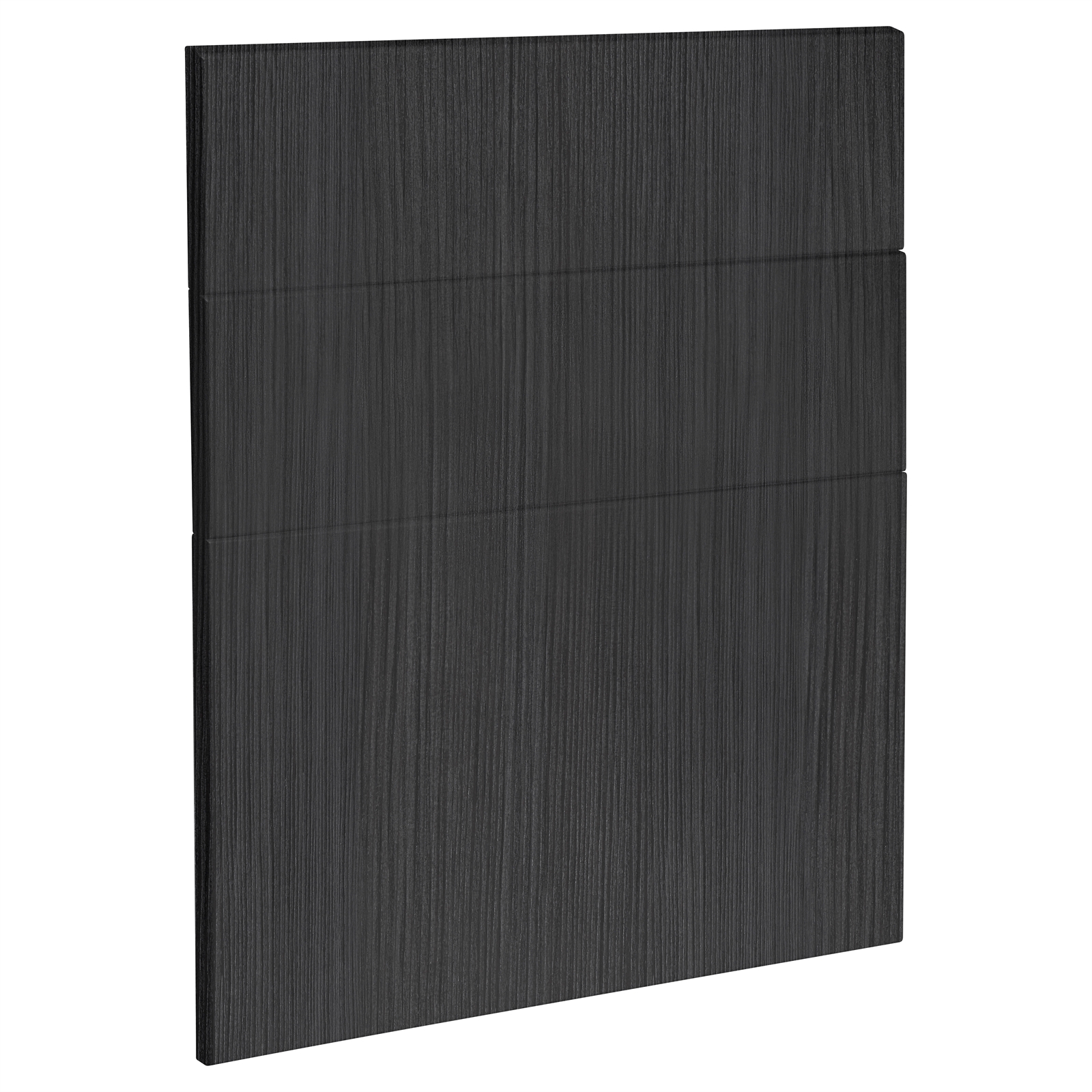 Kaboodle 600mm Black Forest Modern 3 Drawer Panels