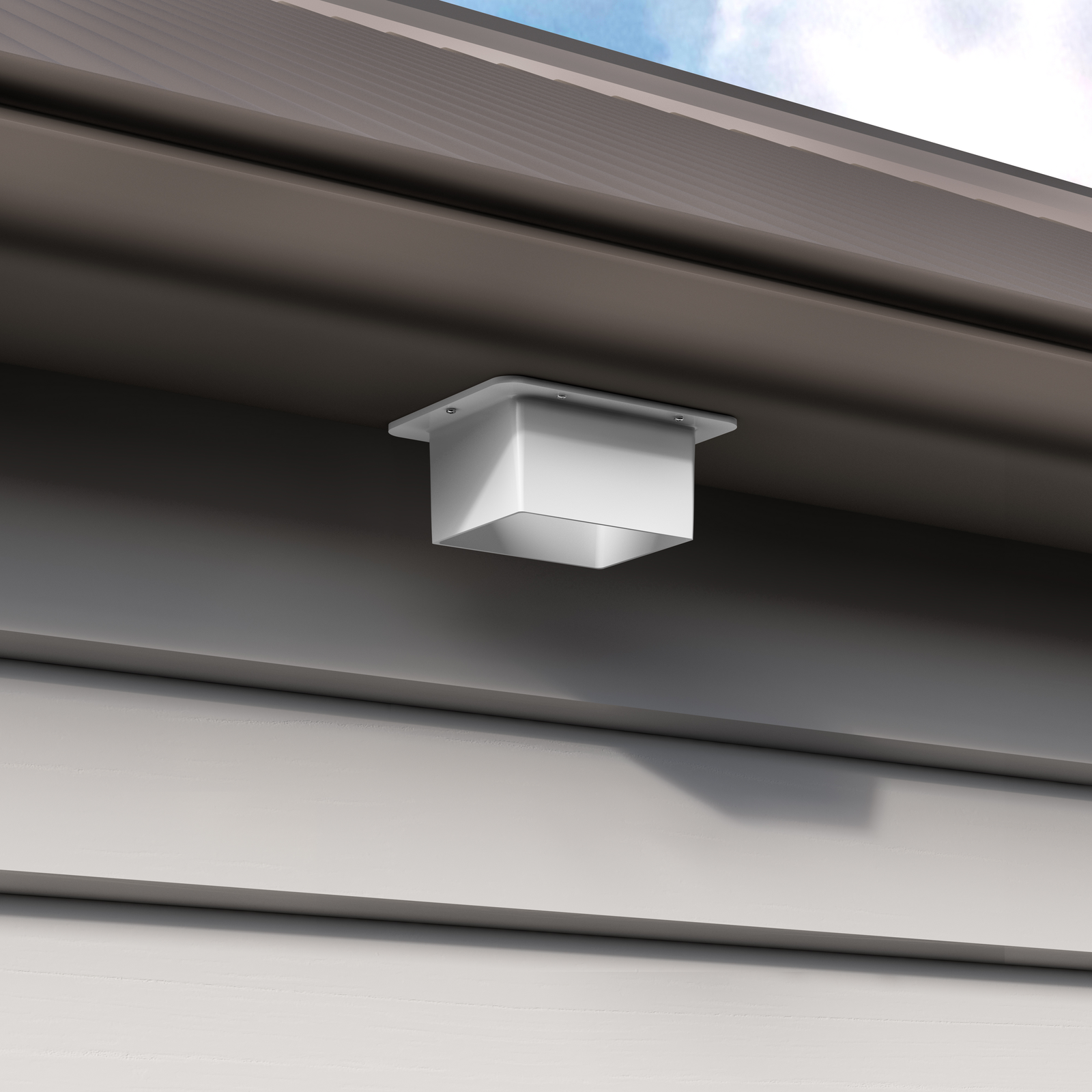 Rain Harvesting 100 x 75mm Rectangular Gutter Outlet