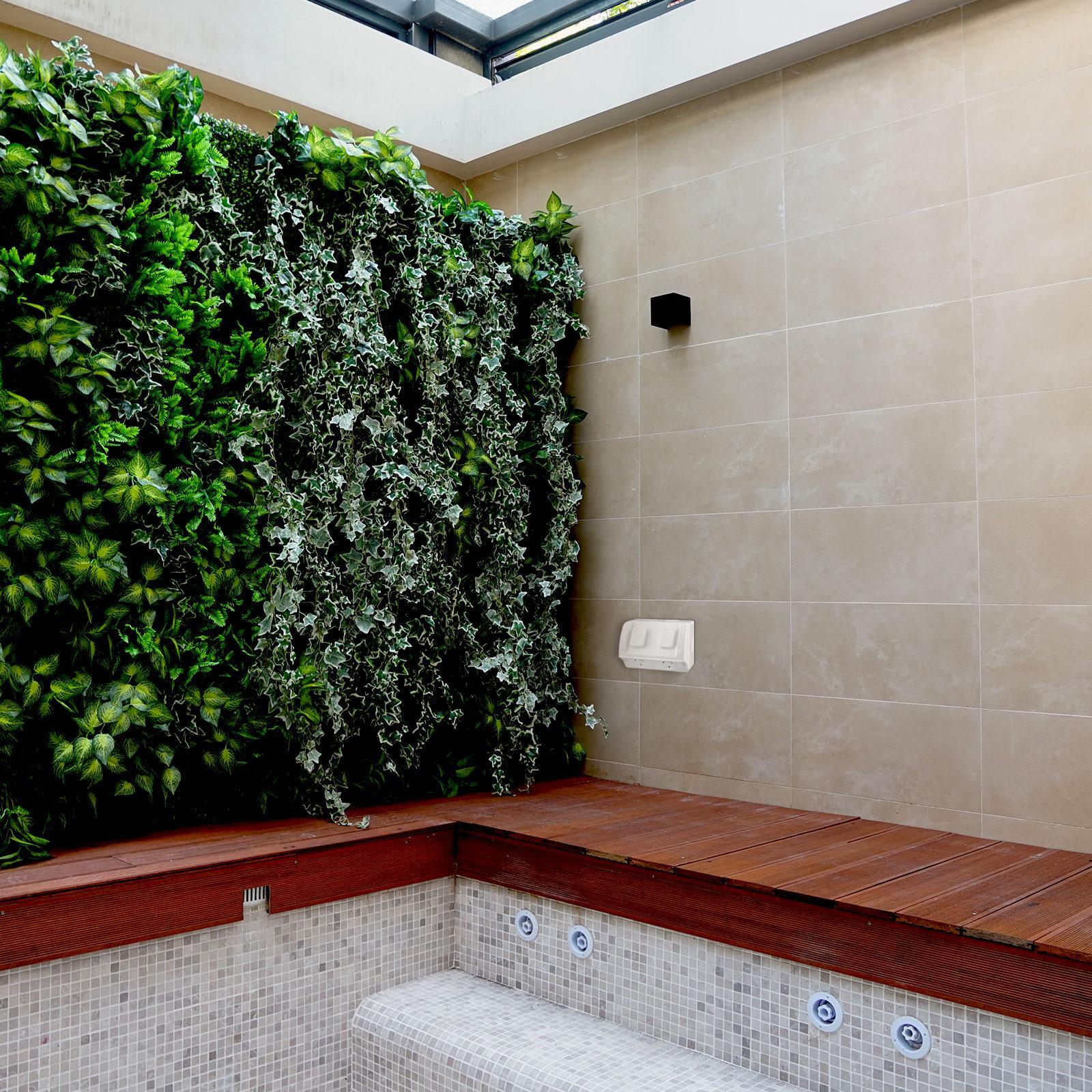 DETA 250V 10 Amp Rhodium Plated Outdoor Double Outlet Powerpoint 3 DETA 250V 10 Amp Rhodium Plated Outdoor Double Outlet Powerpoint