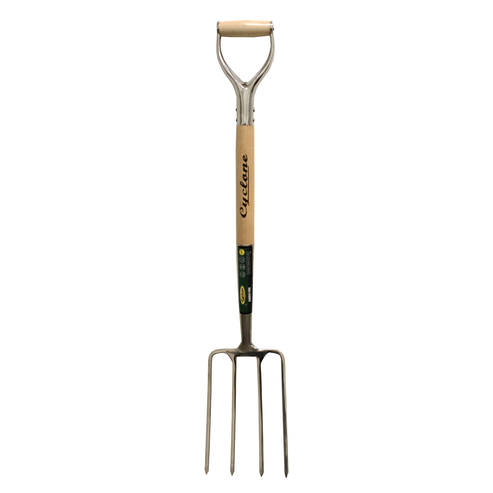 Cyclone Stainless Steel Garden Fork