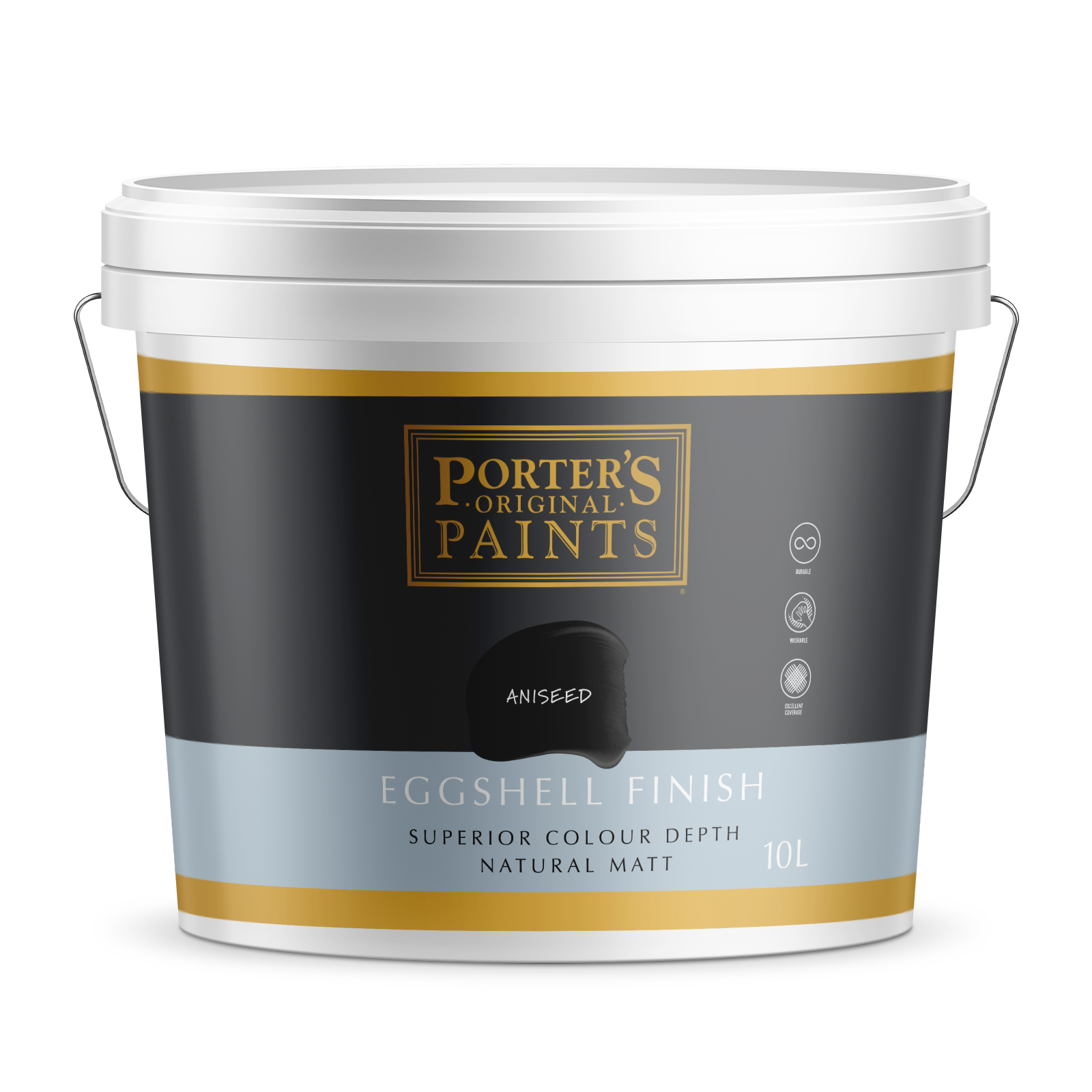 Porter's Paints 10L Aniseed Eggshell Finish