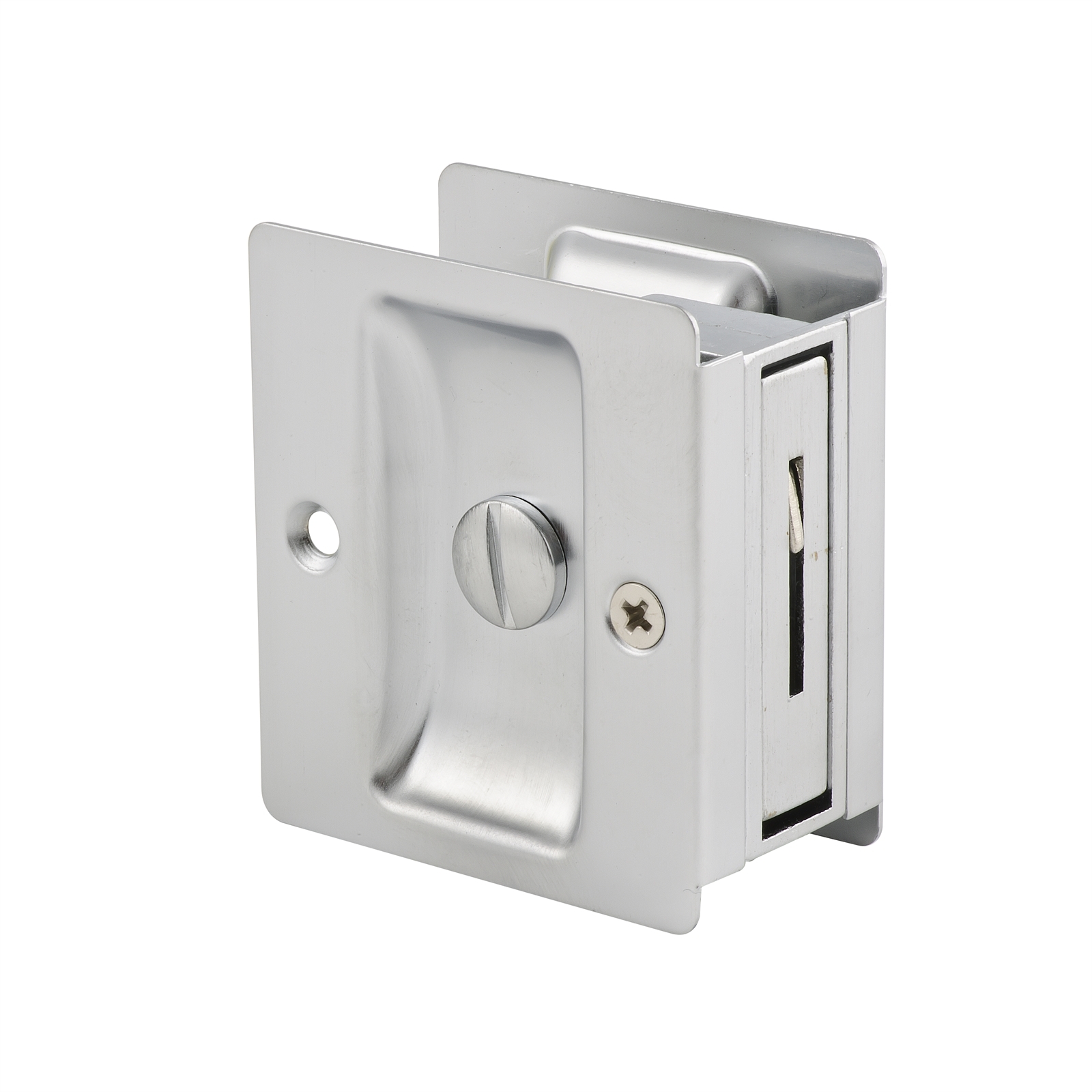 Lane Satin Chrome Privacy Cavity Lock