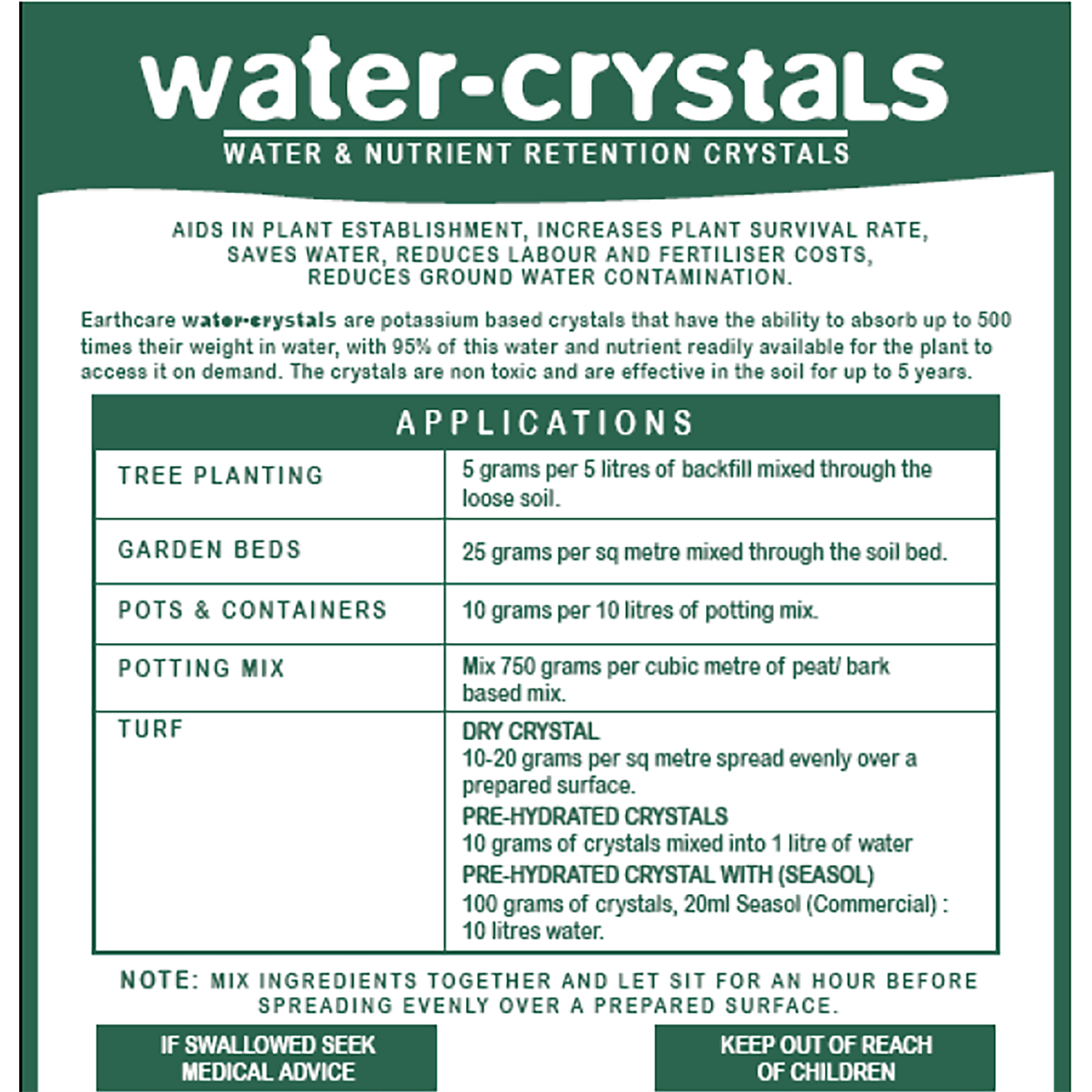 Seasol 10Kg Water Crystals