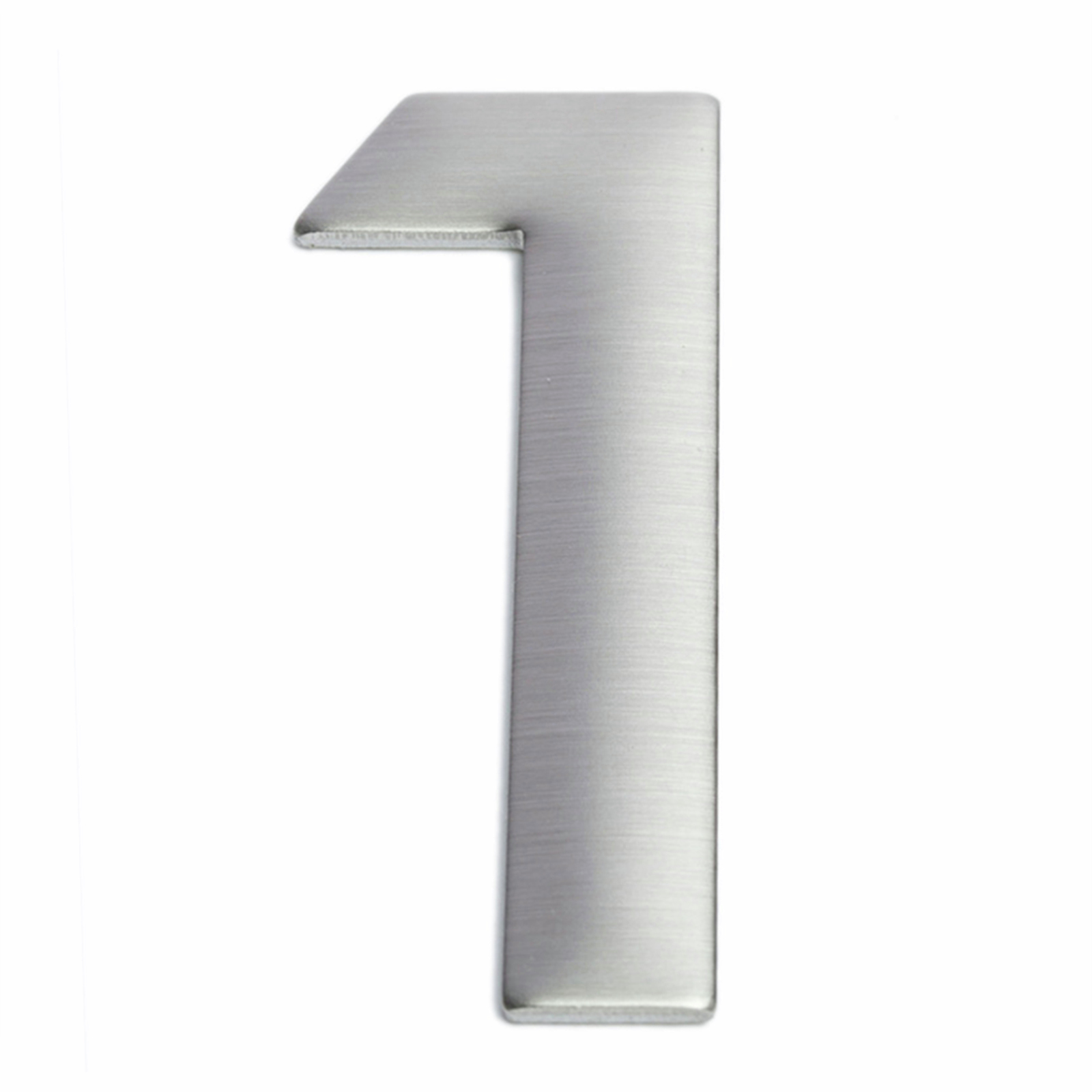 Sandleford 75mm Suburban Stainless Steel Self Adhesive House Number 1