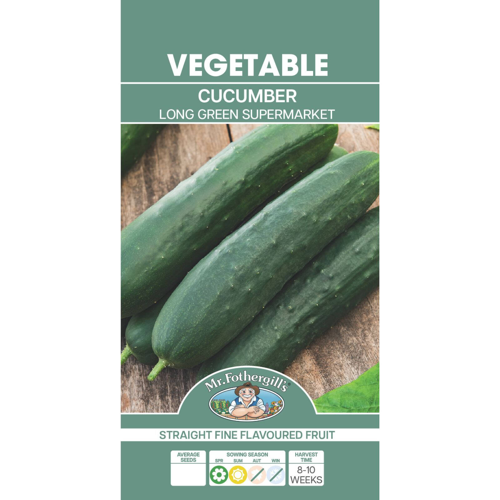 Mr Fothergill's Long Green Cucumber Vegetable Seeds