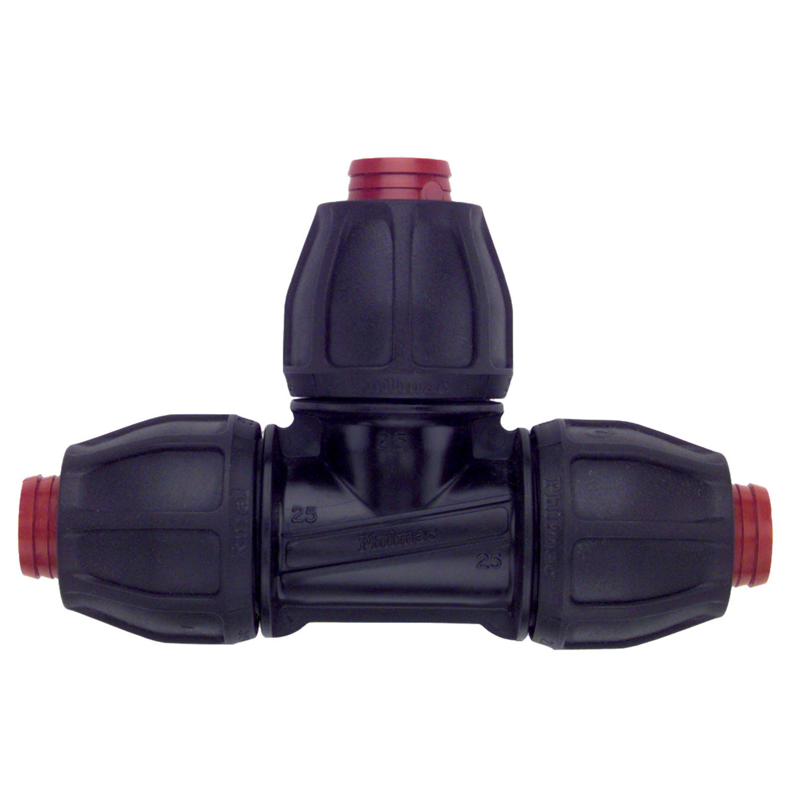 Philmac 1" Poly x Poly x Poly Rural Tee