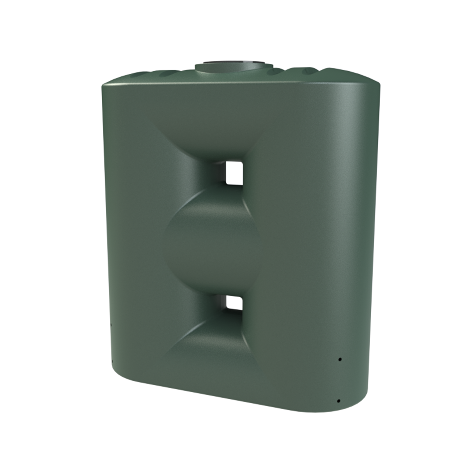 Melro Tanks 2000L Heritage Green Slimline 2510 Poly Water Tank