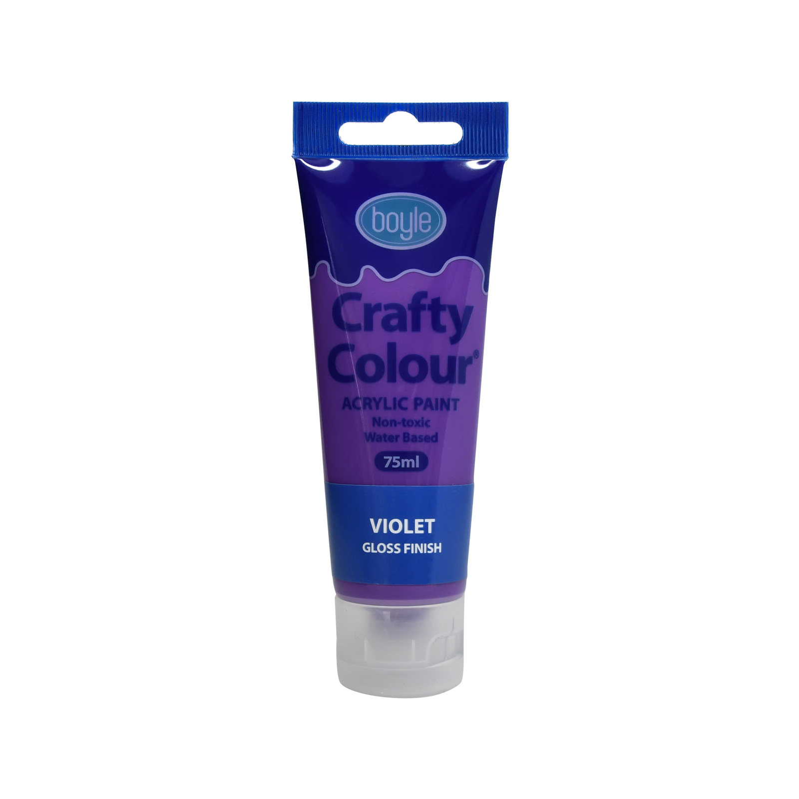 Boyle 75ml Violet Crafty Colour Acrylic Paint