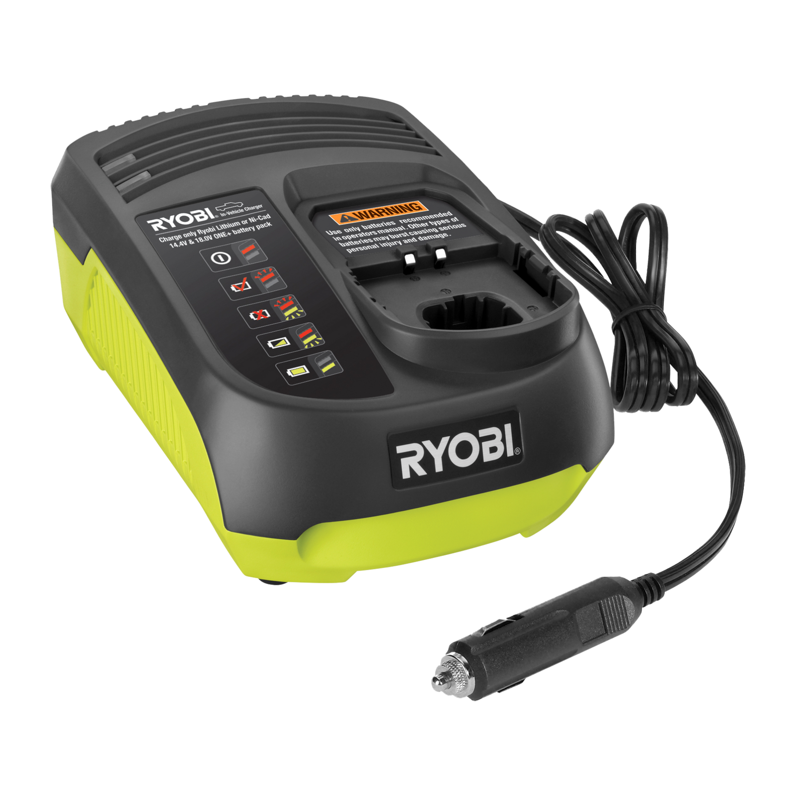 Ryobi One+ 14.4 - 18V Dual Chemistry Car Battery Charger BCL1418IV