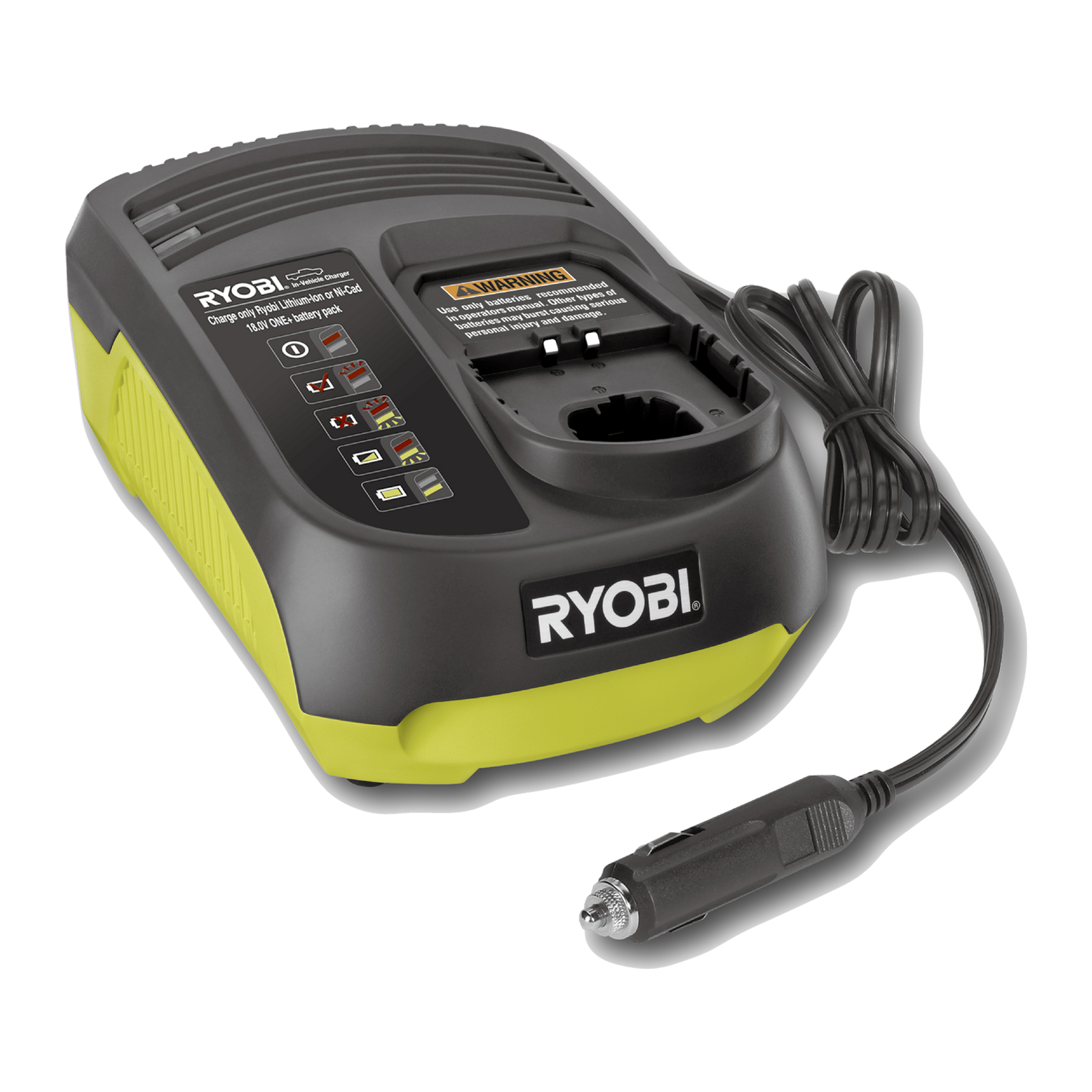 Ryobi One+ 14.4 - 18V Dual Chemistry Car Battery Charger BCL1418IV 3 Ryobi One+ 14.4 - 18V Dual Chemistry Car Battery Charger BCL1418IV
