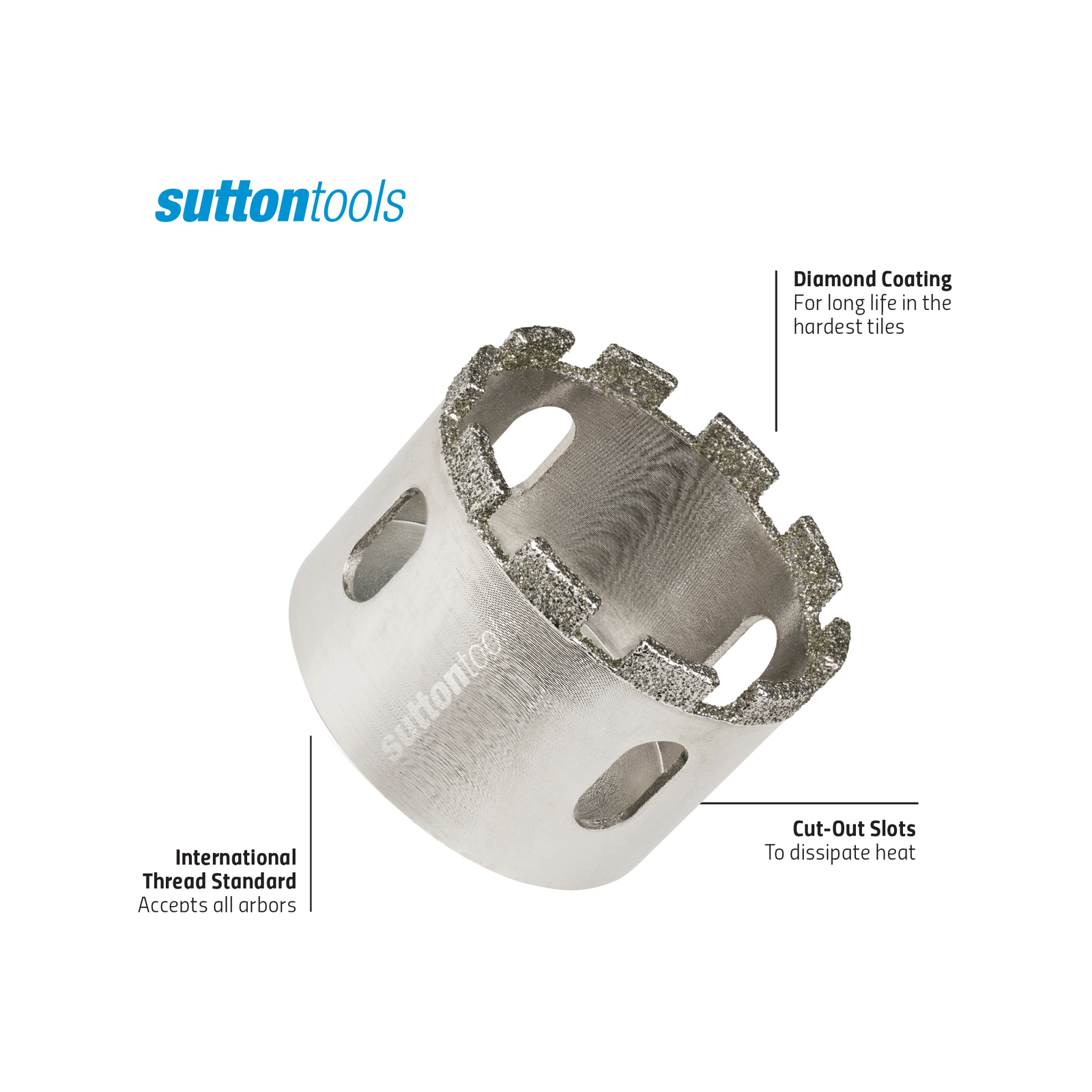 Sutton Tools 38mm Diamond Grit Holesaw 4 Sutton Tools 38mm Diamond Grit Holesaw