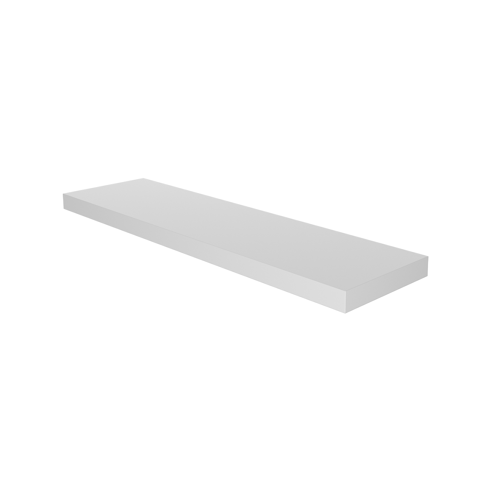 Flexi Storage Decorative Shelving 900 x 38 x 240mm White Gloss Floating Shelf
